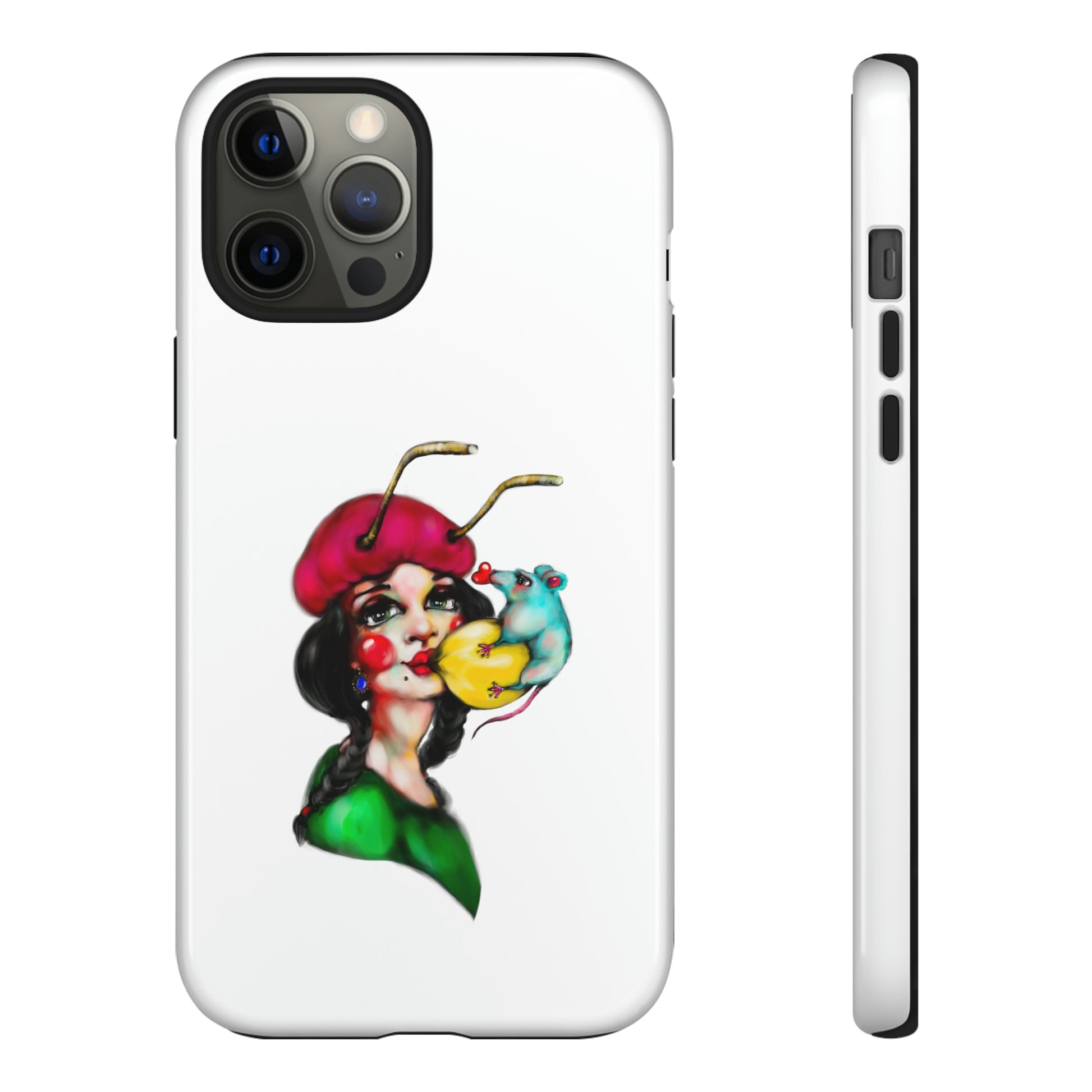Design #211 White BKG-Tough Cases - MahaCase