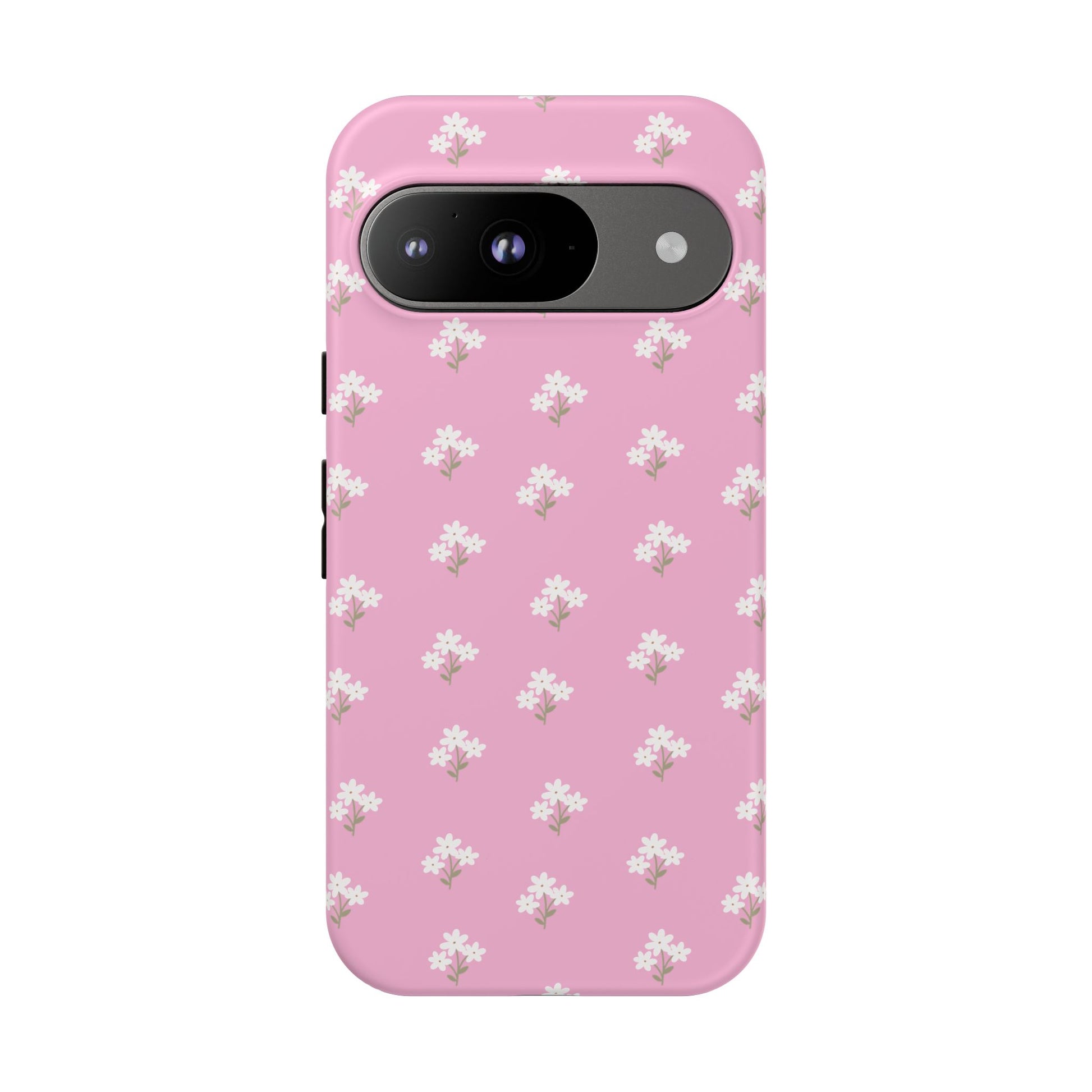 Floral Tough Phone Case - Pink Blossom Design - iPhone Samsung Galaxy Google Pixel - MahaCase