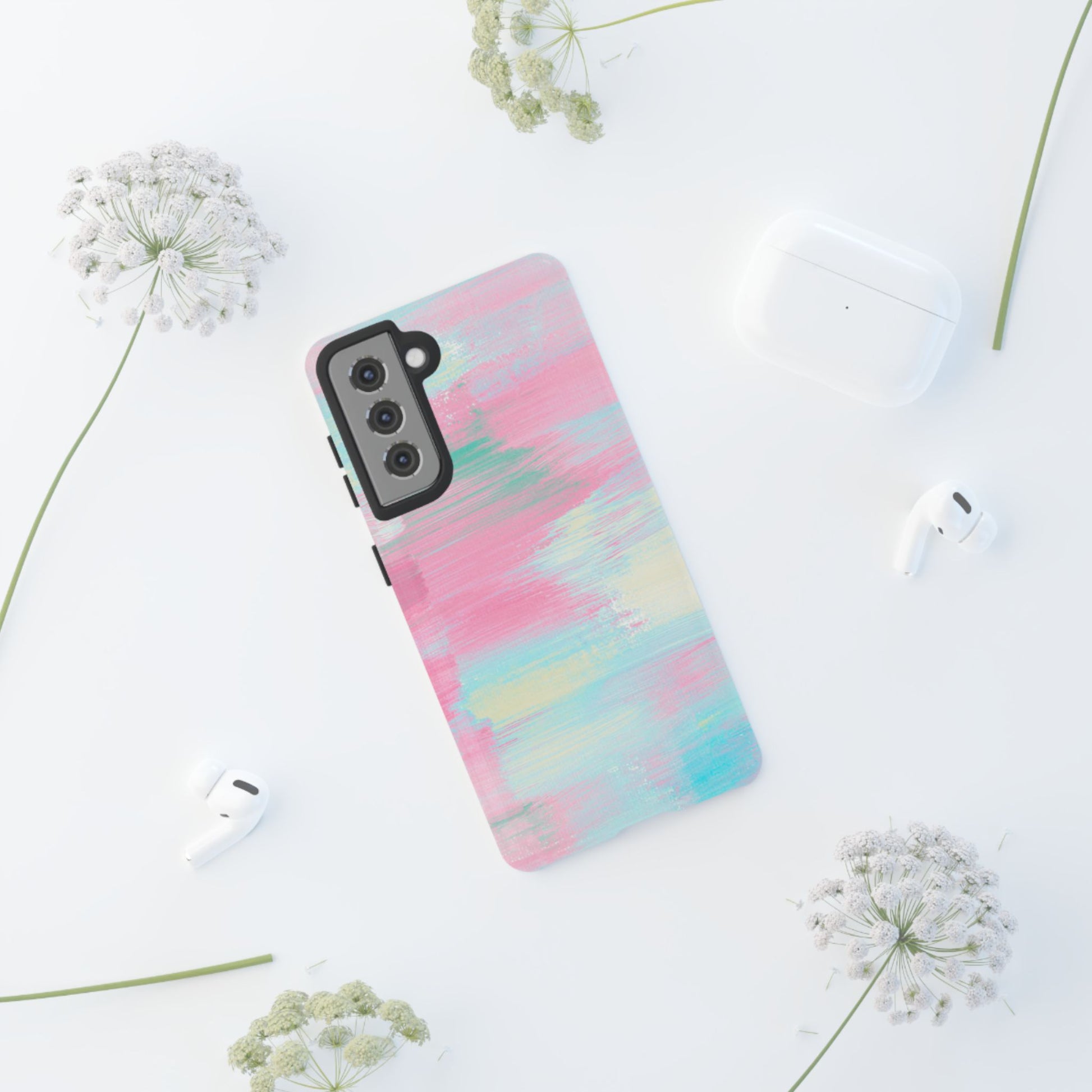 Colorful Phone Case, Chic Phone Cover, Trendy Tech Accessory, Unique Gift for Her, Stylish Phone Protection, iPhone, Google Pixel, Samsung - MahaCase