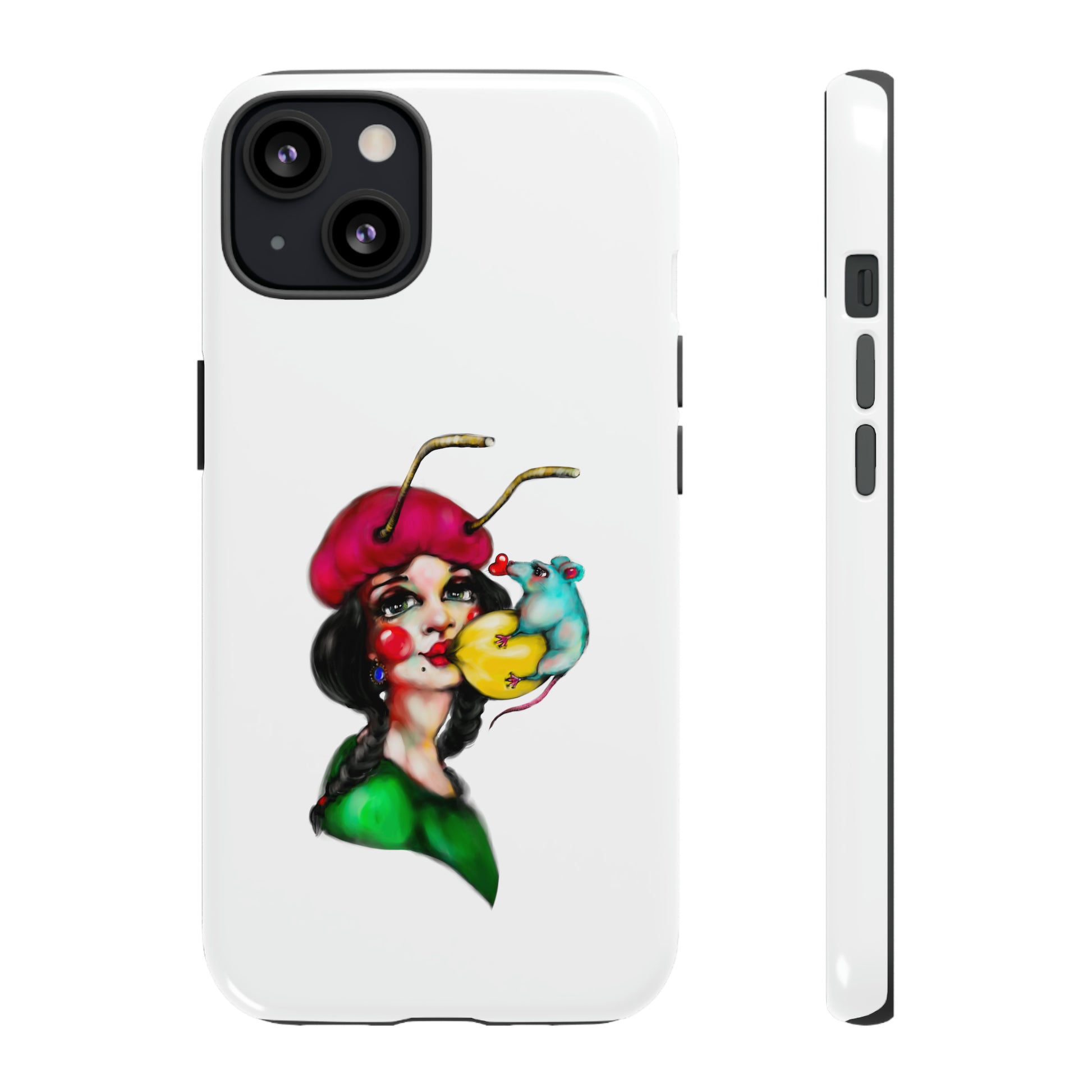 Design #211 White BKG-Tough Cases - MahaCase