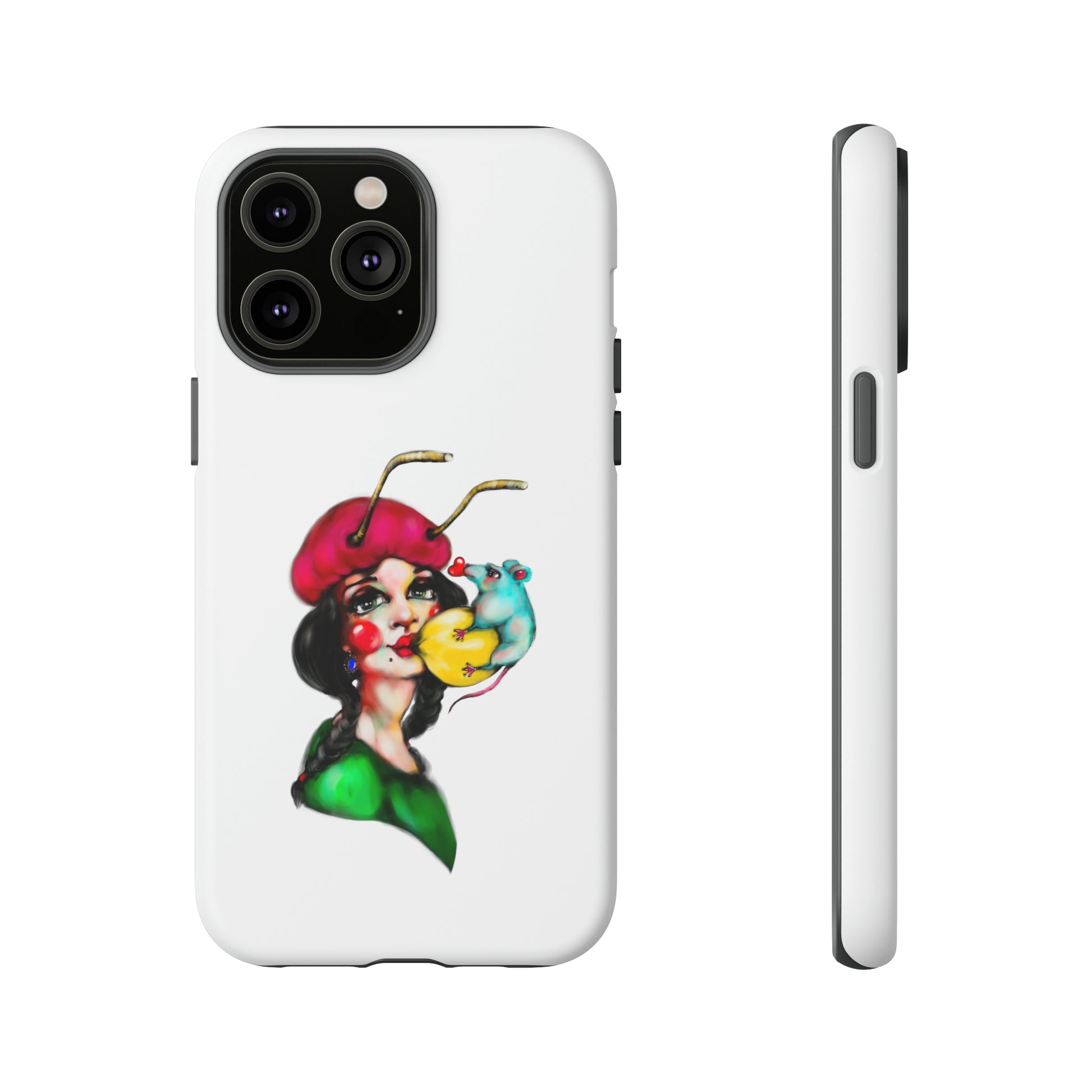 Design #211 White BKG-Tough Cases - MahaCase