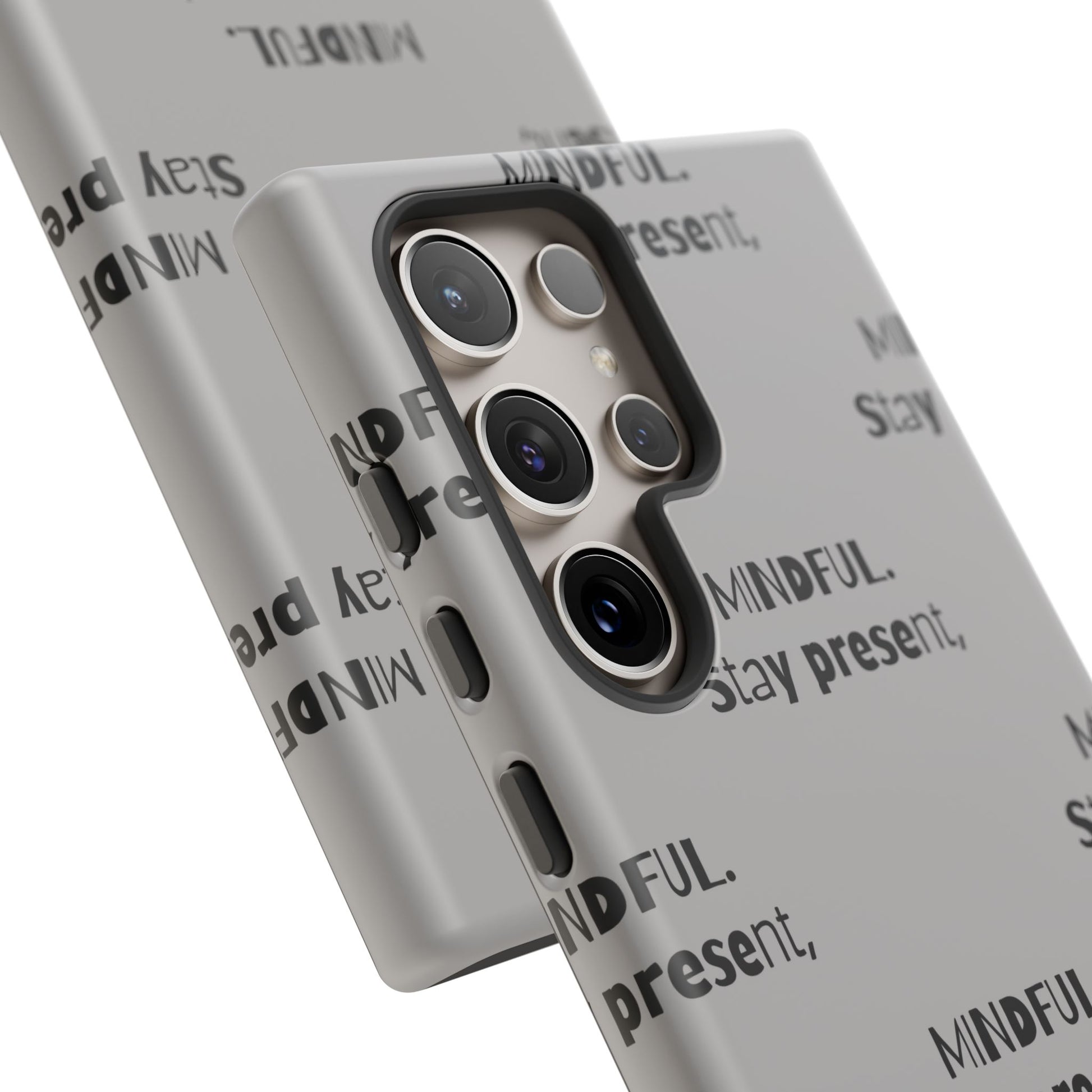 Stay present, Mindful #14 Tough Cases iPhone Samsung Google Pixel - MahaCase
