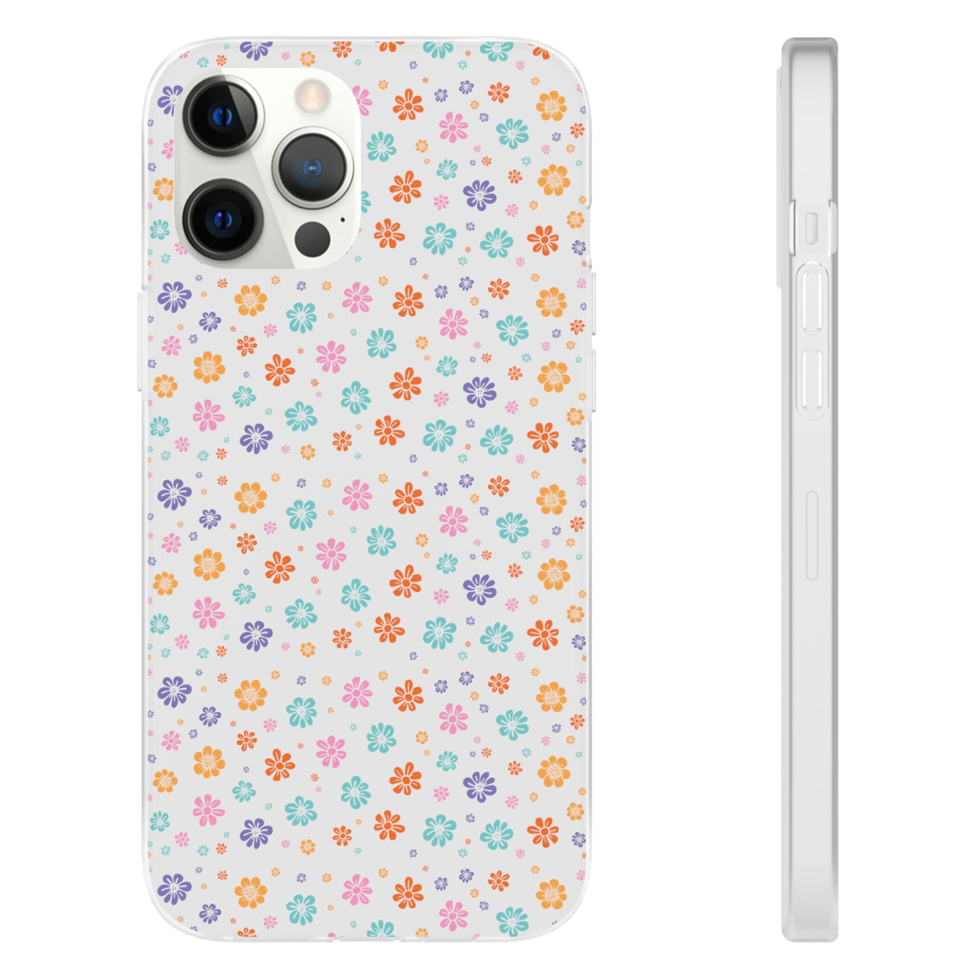 Colorful Spring Floral Flexi Case - Stylish Phone Protection - iPhone Samsung with Gift Packaging - MahaCase