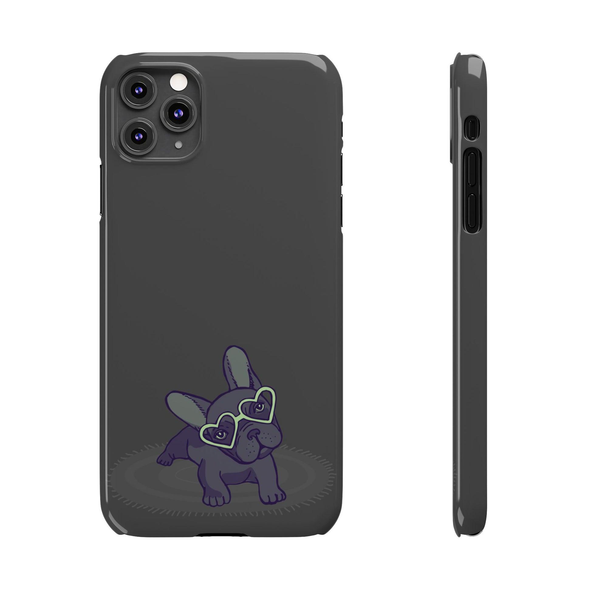 Bulldog Puppy Slim iPhone Cases - MahaCase