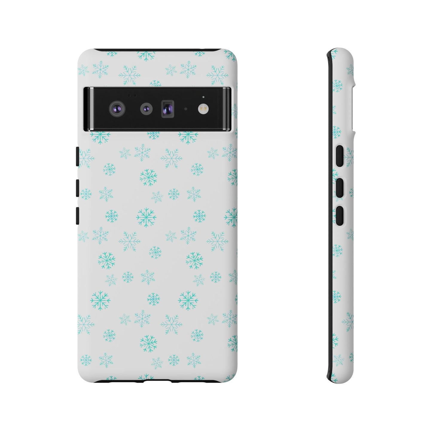 Snowy Blue #12 - Tough Cases iPhone Samsung Google Pixel - MahaCase