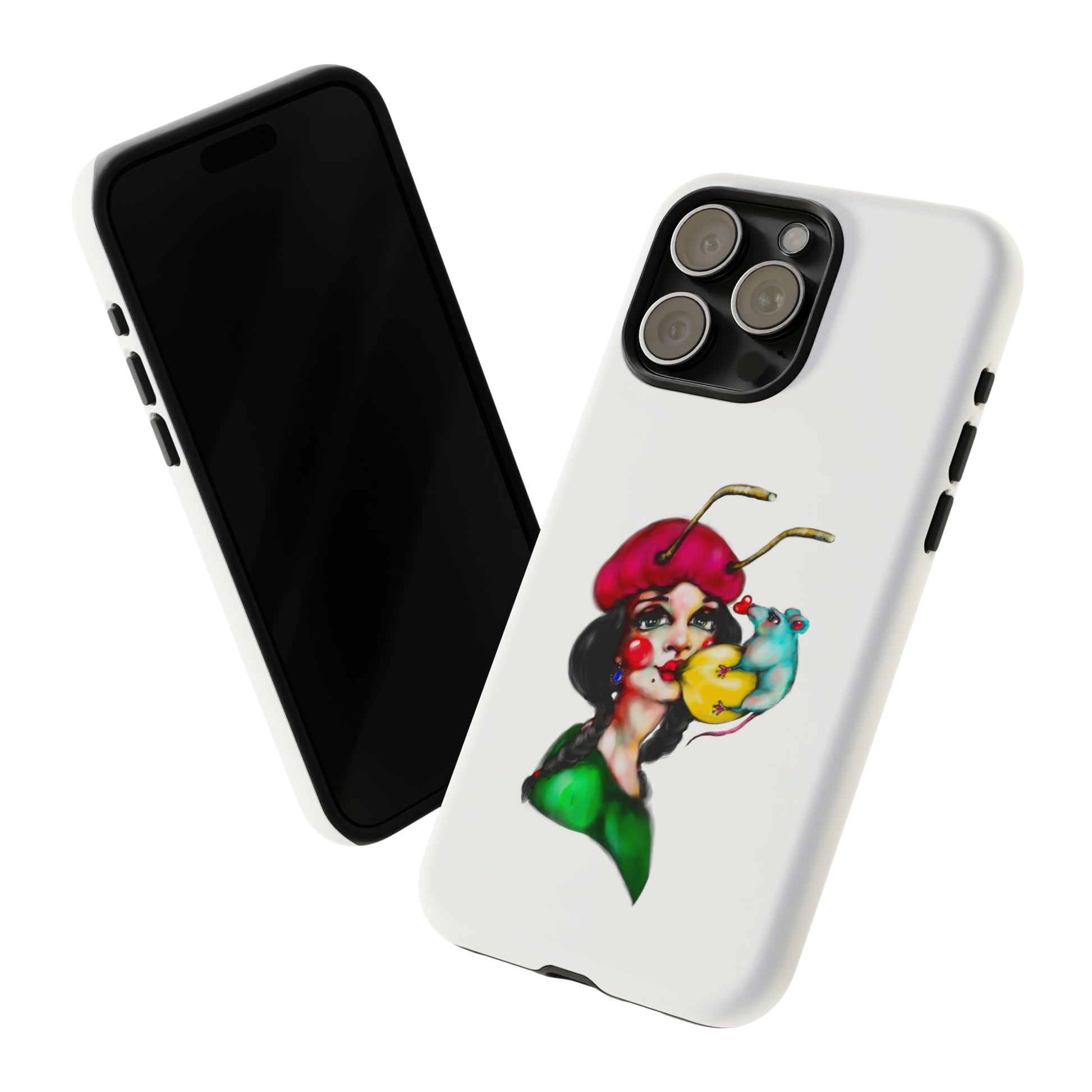 Design #211 White BKG-Tough Cases - MahaCase