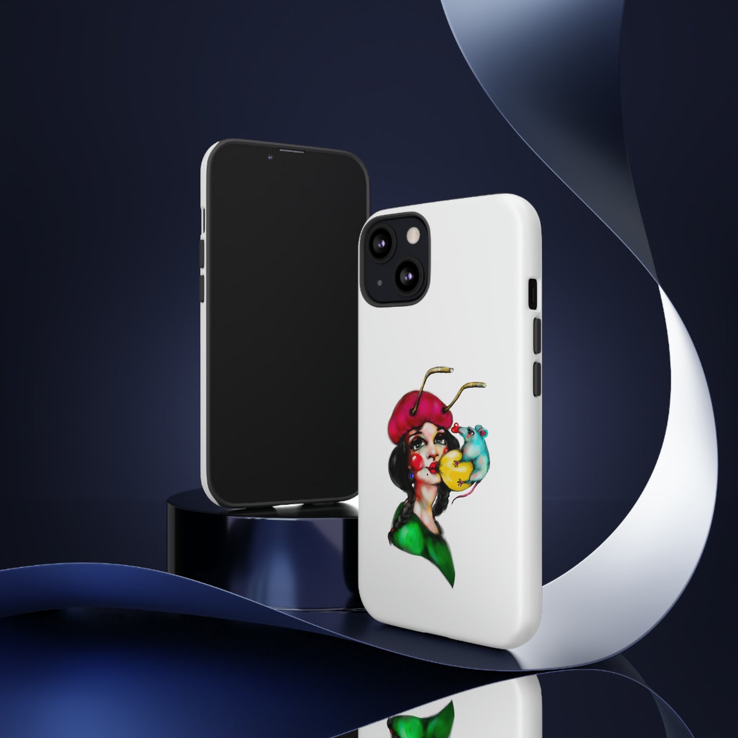 Design #211 White BKG-Tough Cases - MahaCase