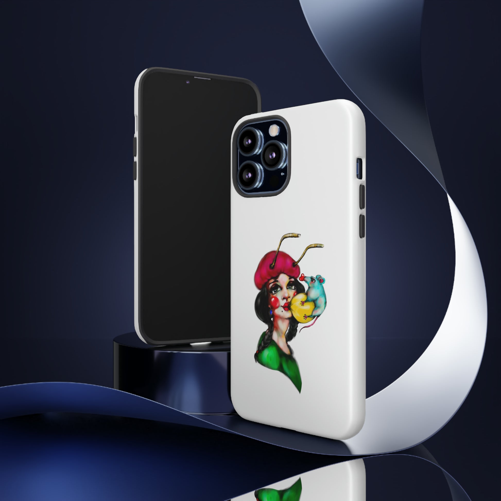 Design #211 White BKG-Tough Cases - MahaCase