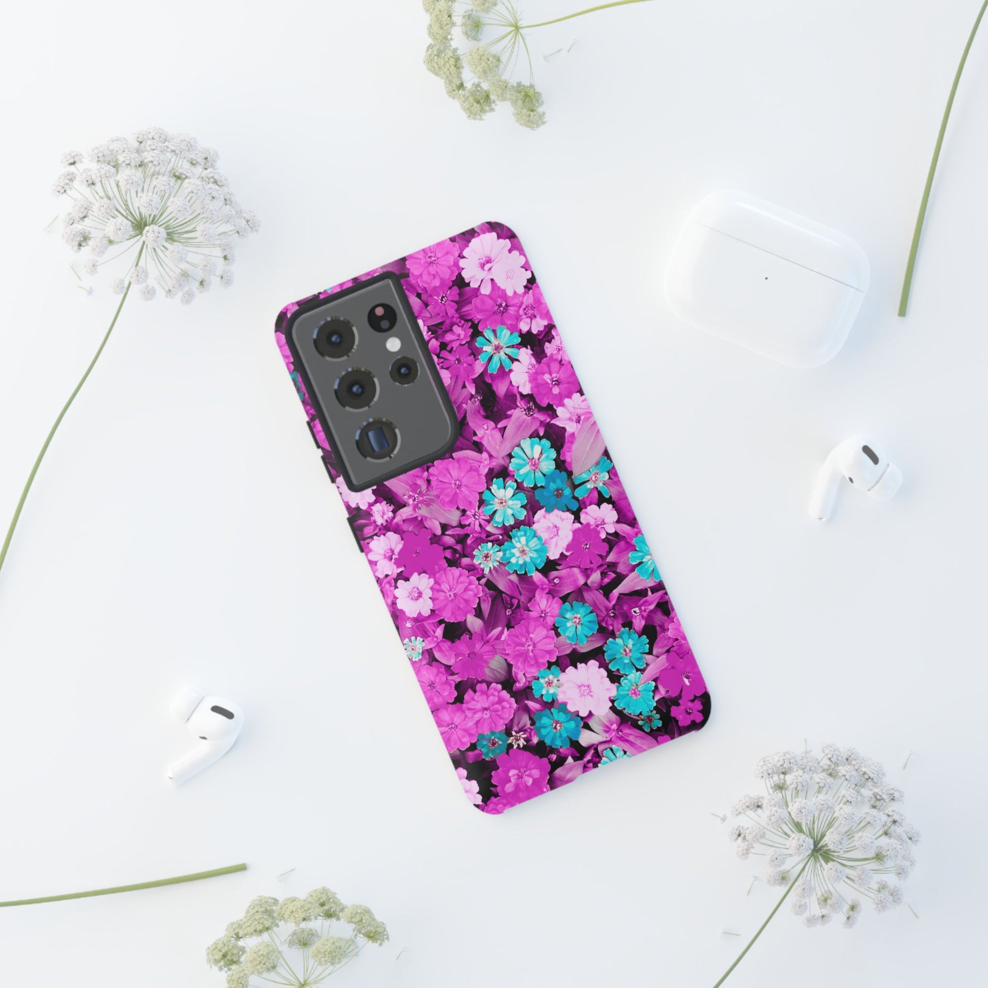 Lucid Flowers #22-Tough Cases iPhone Samsung Google Pixel - MahaCase