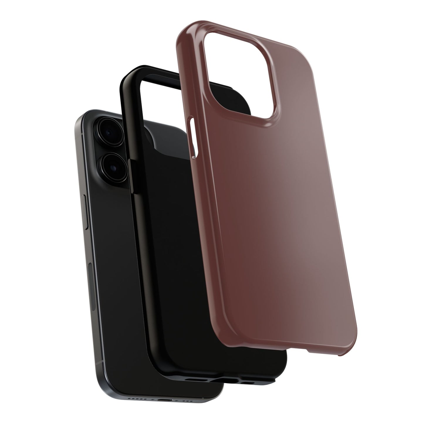 Phone Case - Garnet Color Fall 2025 Trending Color, Sturdy Phone Cases, Durable Cell Phone Covers, Trendy Gadget Protection, Unique Phone Accessories- iPhone, Samsung