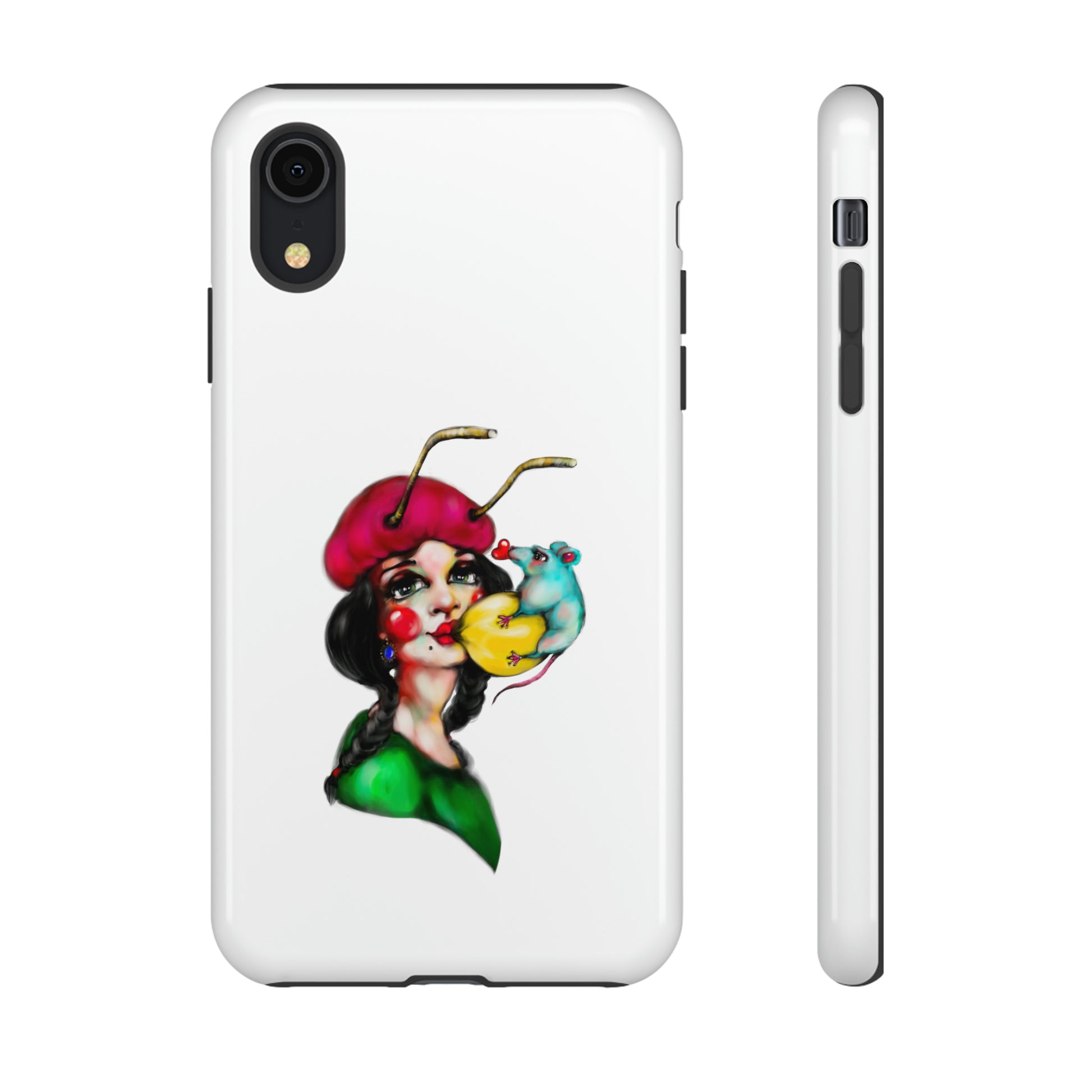 Design #211 White BKG-Tough Cases - MahaCase