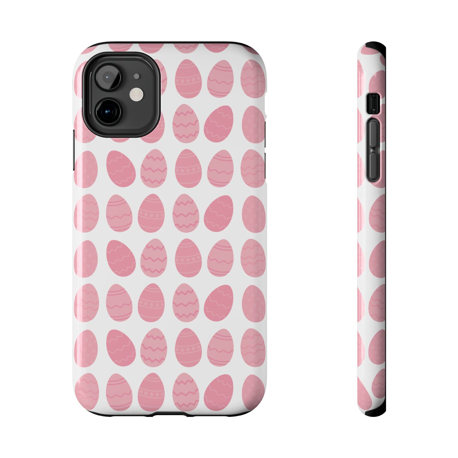 Pink Easter Egg Tough Phone Cases - Durable Protection for Spring Celebrations iPhone Samsung Galaxy - MahaCase