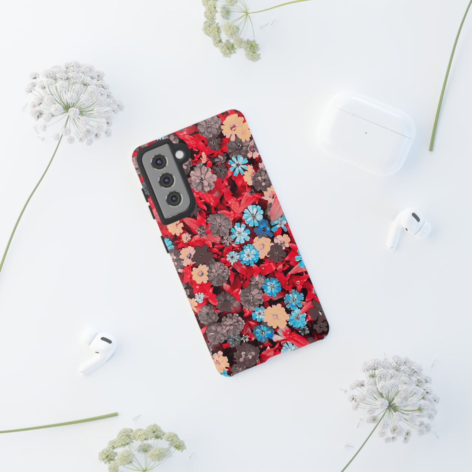 Lucid Flowers #23-Tough Cases iPhone Samsung Google Pixel - MahaCase