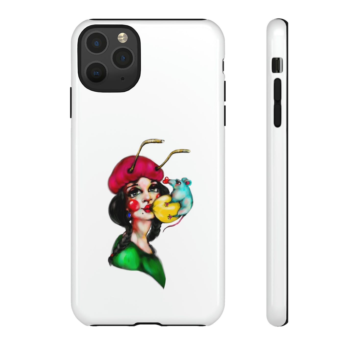 Design #211 White BKG-Tough Cases - MahaCase