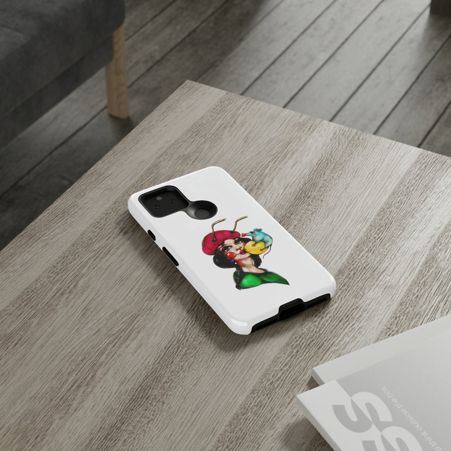 Design #211 White BKG-Tough Cases - MahaCase