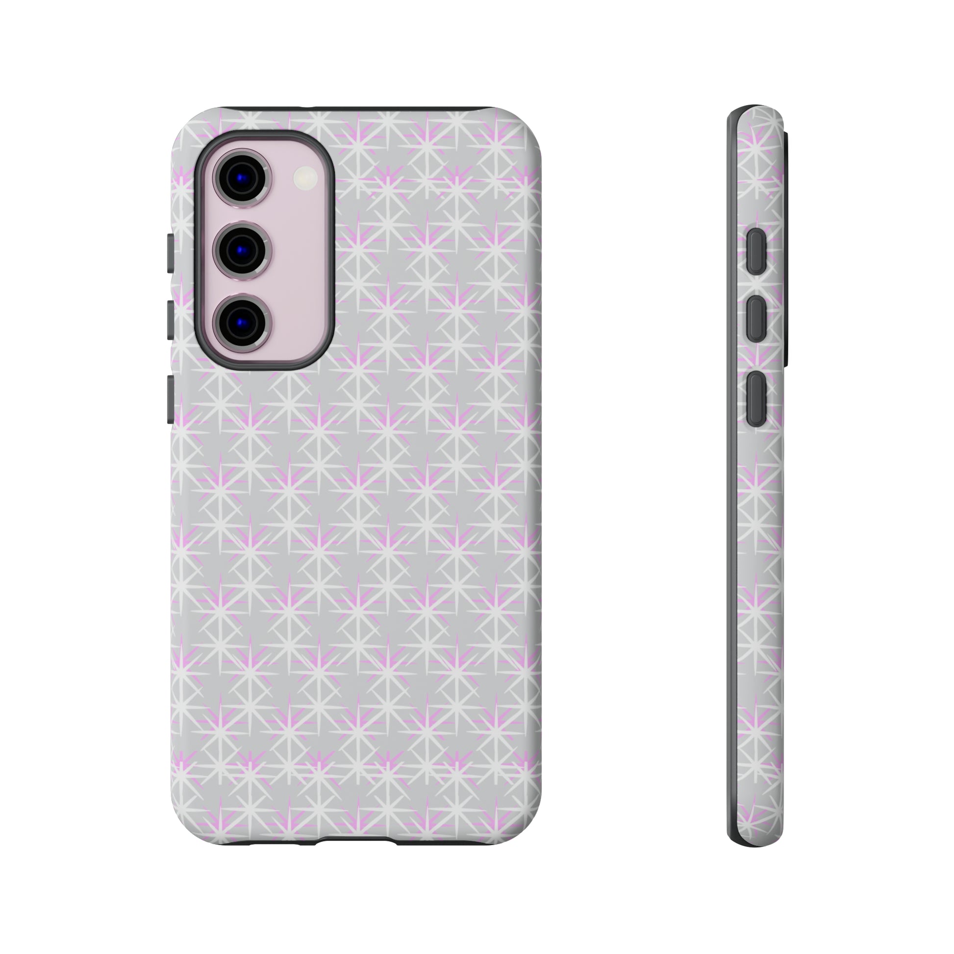 Grey Skies, Pink Stars-Tough Cases - MahaCase