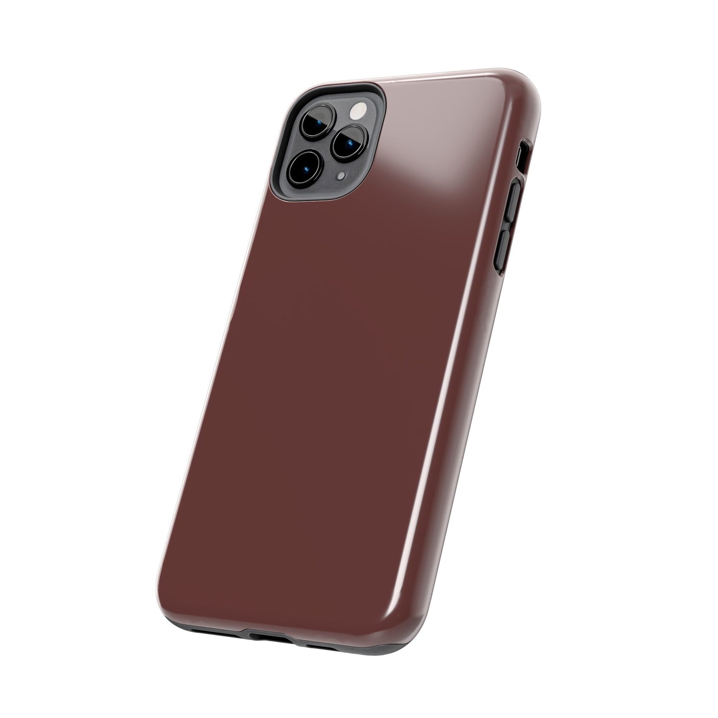 Phone Case - Garnet Color Fall 2025 Trending Color, Sturdy Phone Cases, Durable Cell Phone Covers, Trendy Gadget Protection, Unique Phone Accessories- iPhone, Samsung