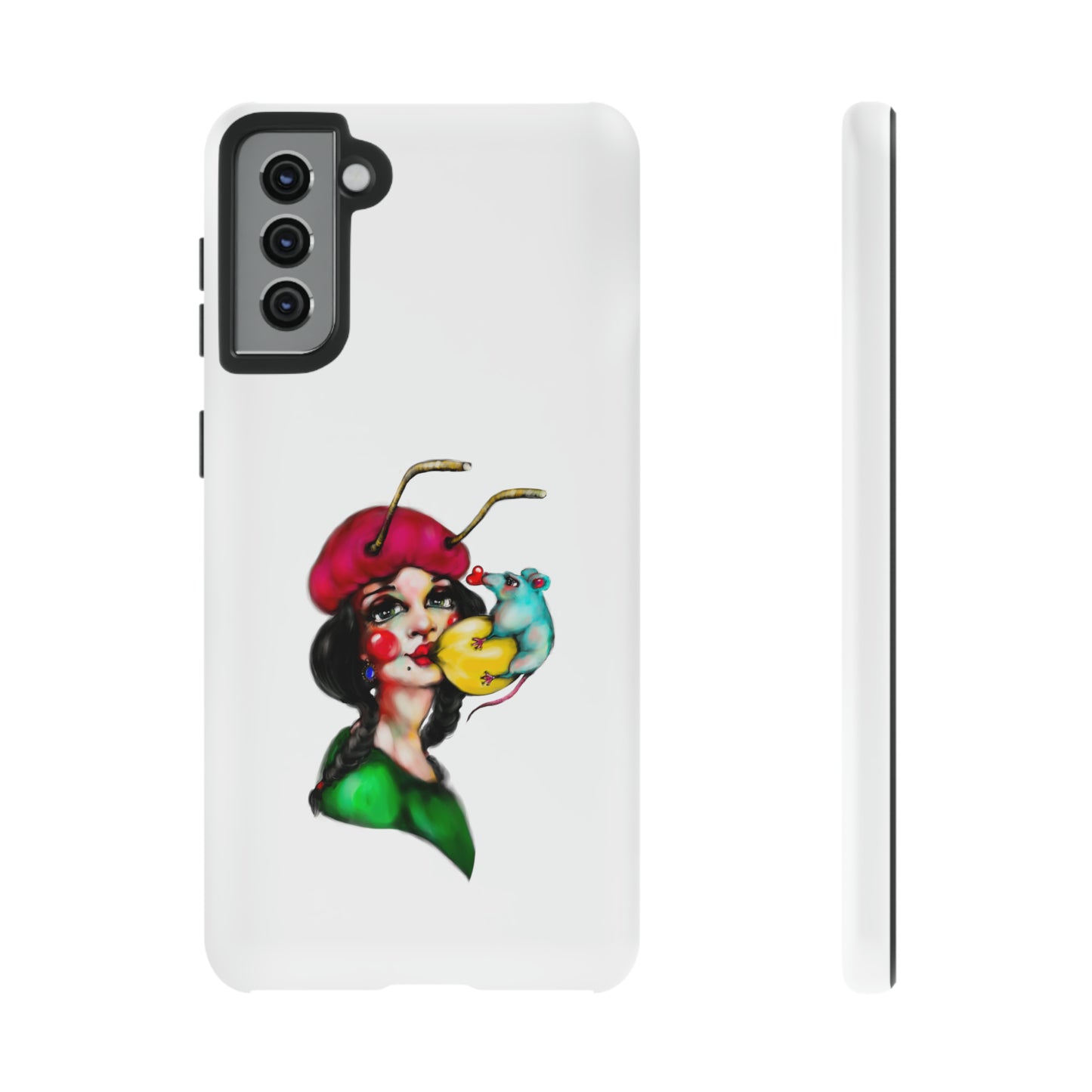 Design #211 White BKG-Tough Cases - MahaCase