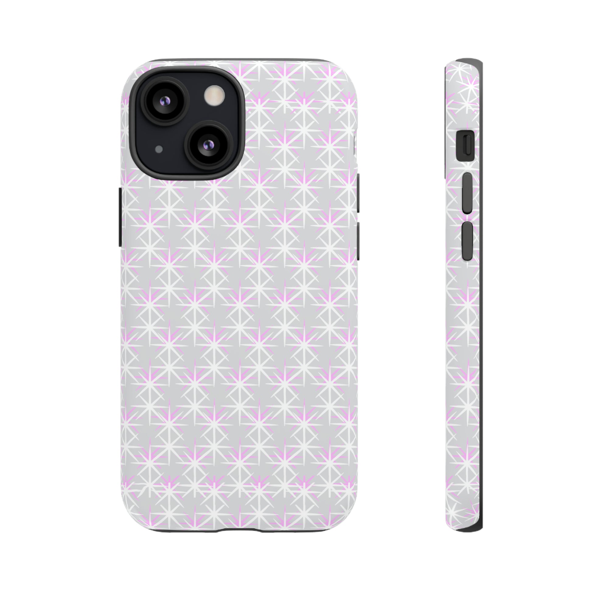Grey Skies, Pink Stars-Tough Cases - MahaCase