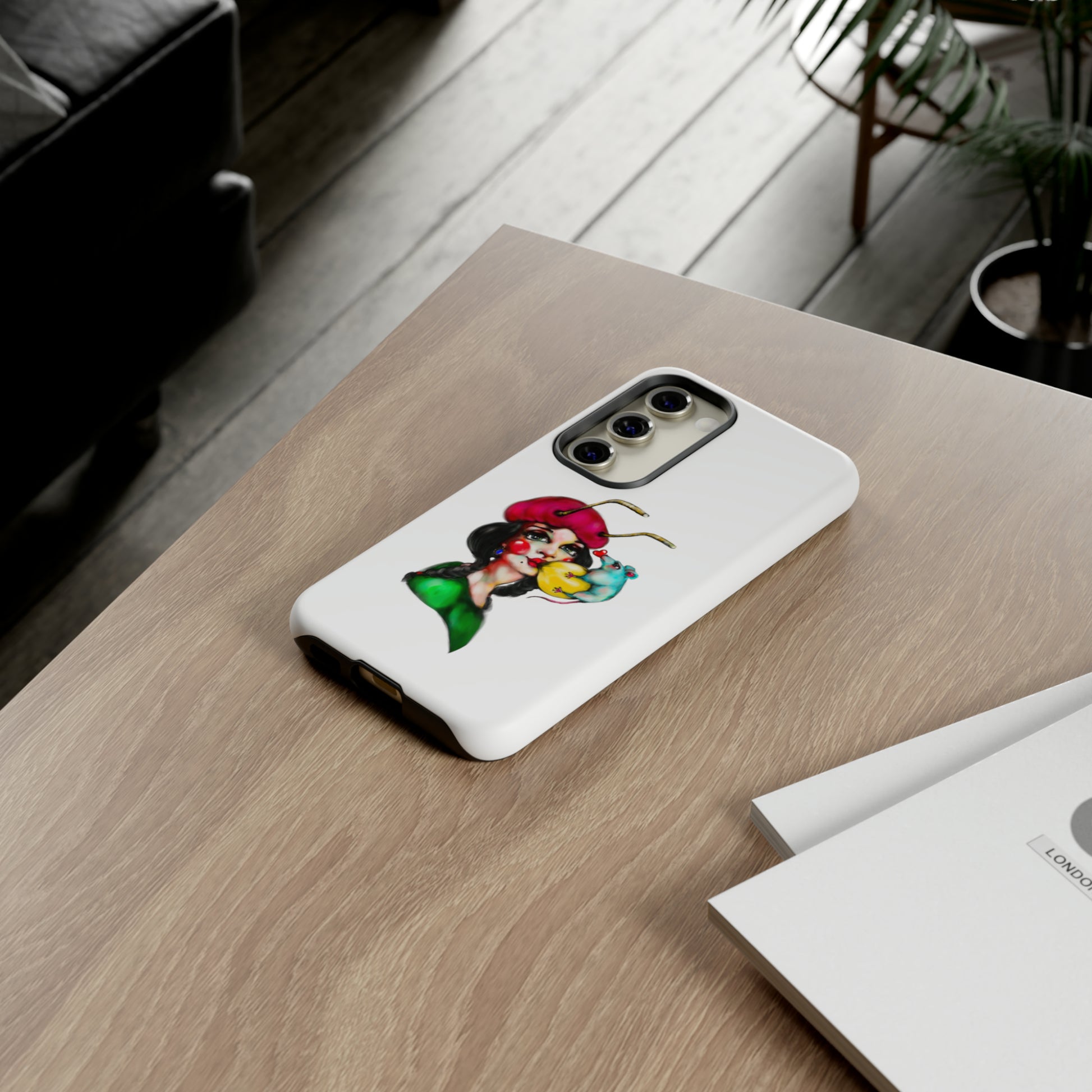 Design #211 White BKG-Tough Cases - MahaCase