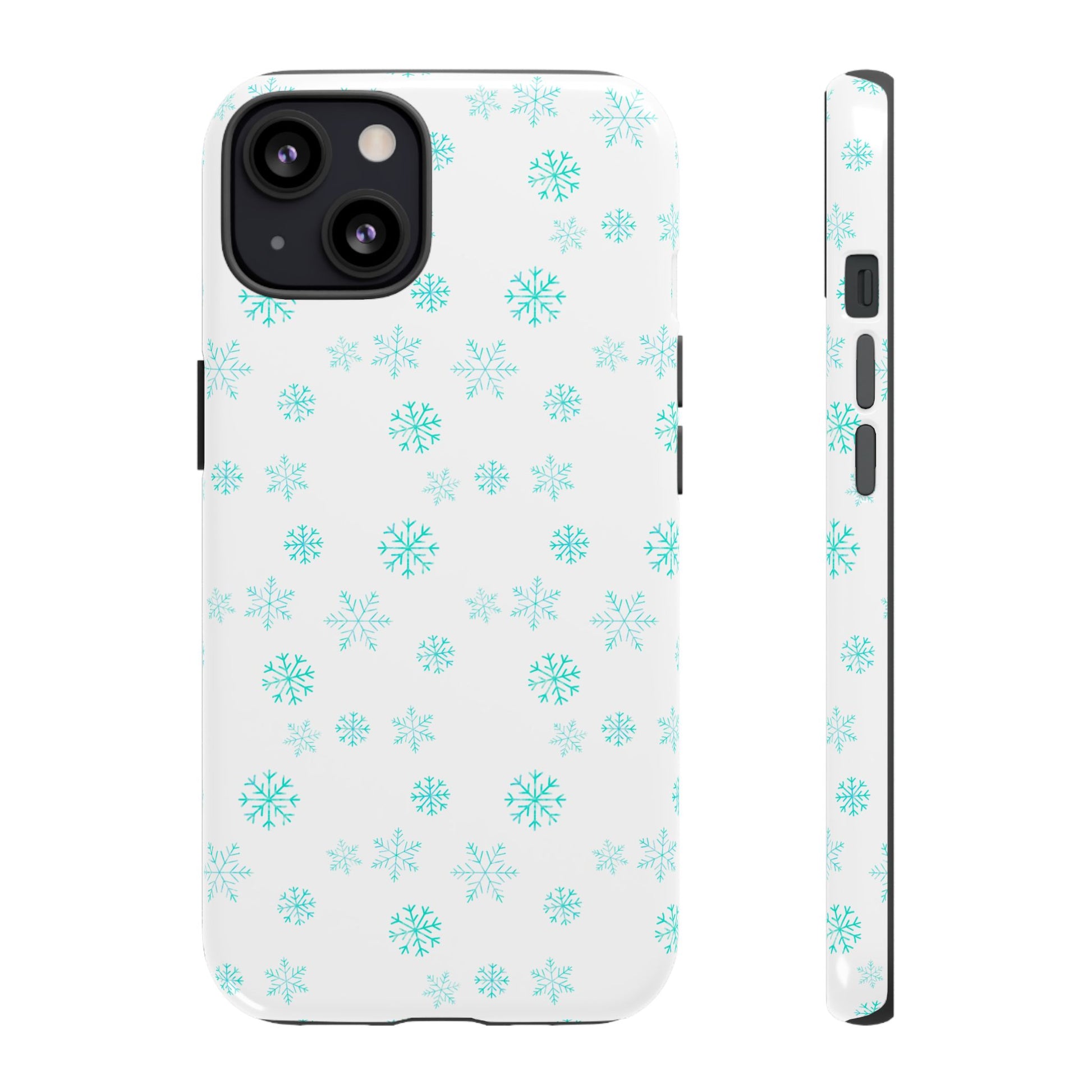 Snowy Blue #12 - Tough Cases iPhone Samsung Google Pixel - MahaCase