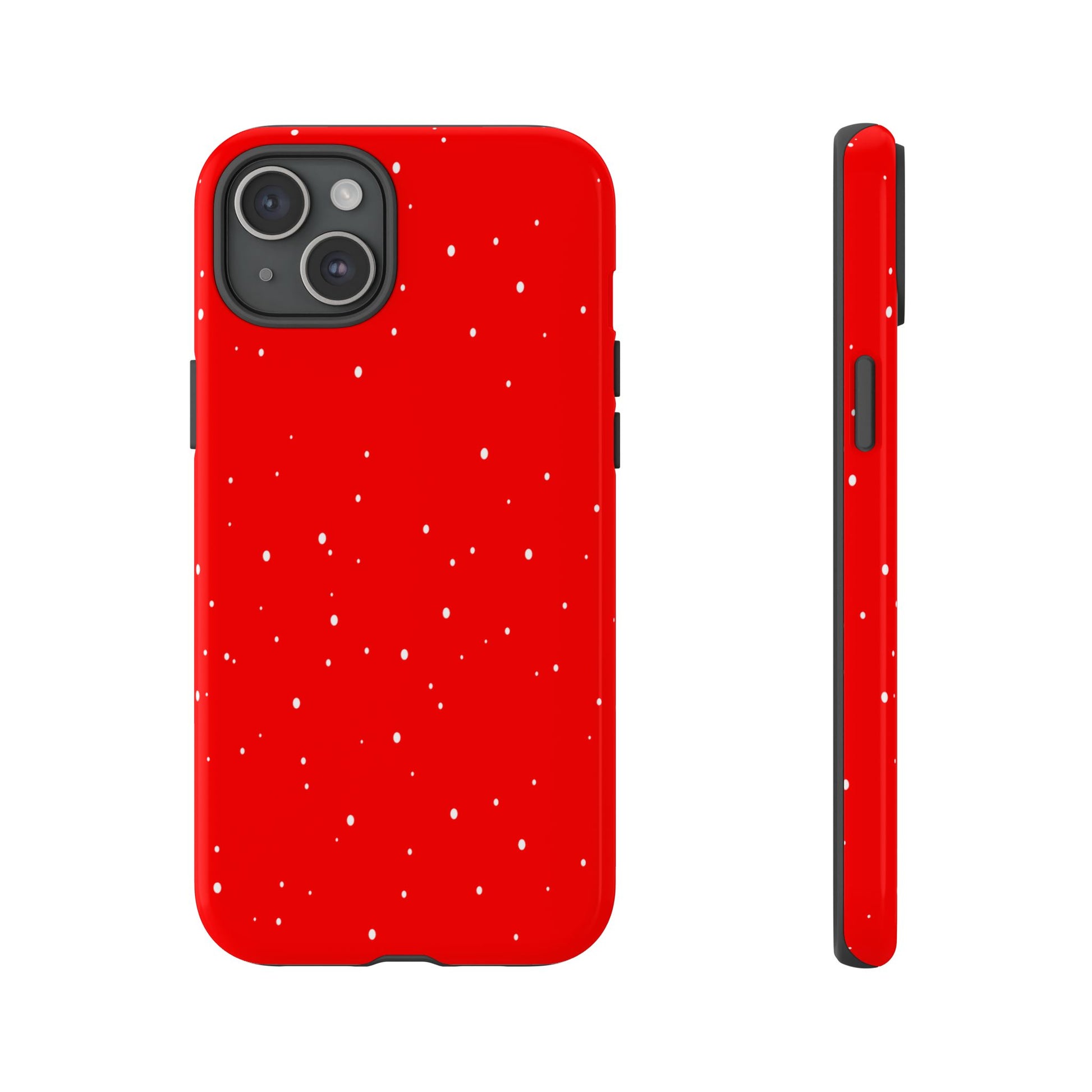 Snowy Red - Tough Cases iPhone Samsung Google Pixel - MahaCase