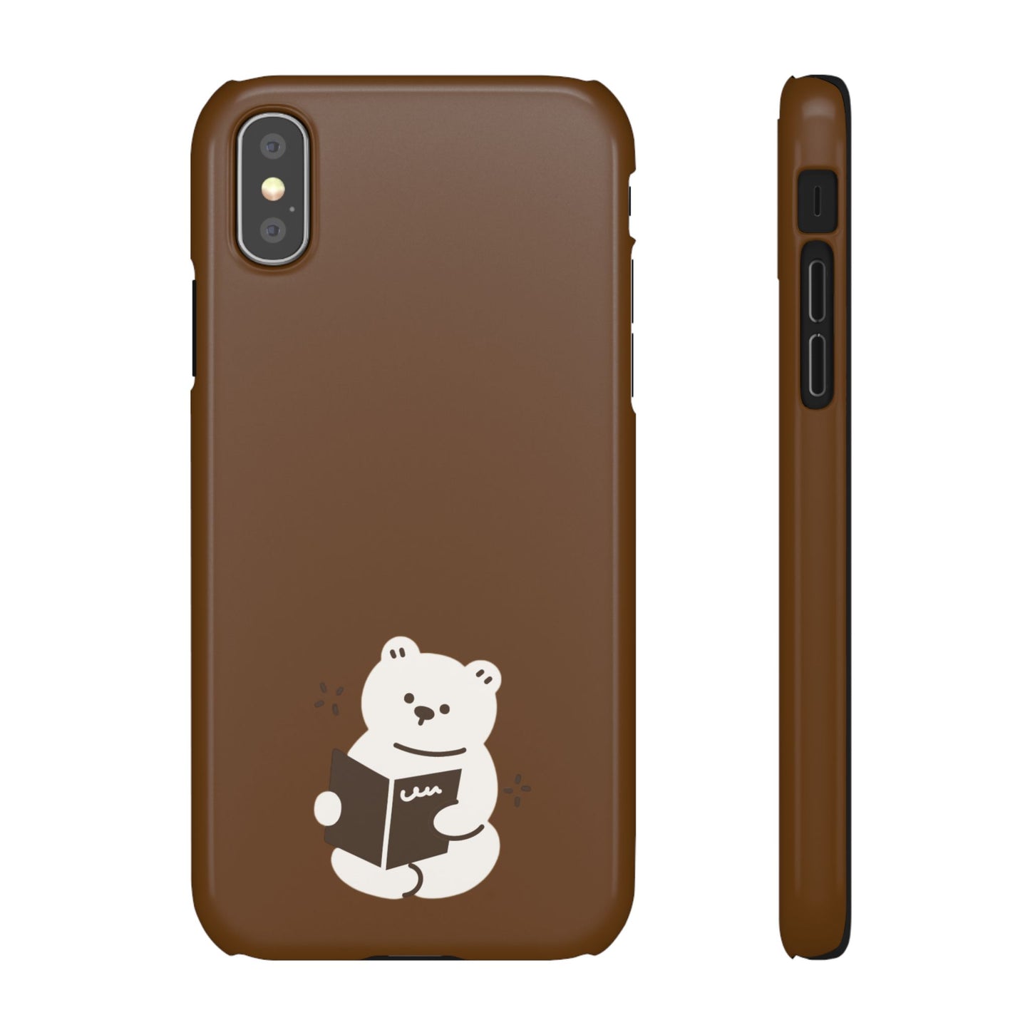 Reading Bear #02-Snap Cases - MahaCase