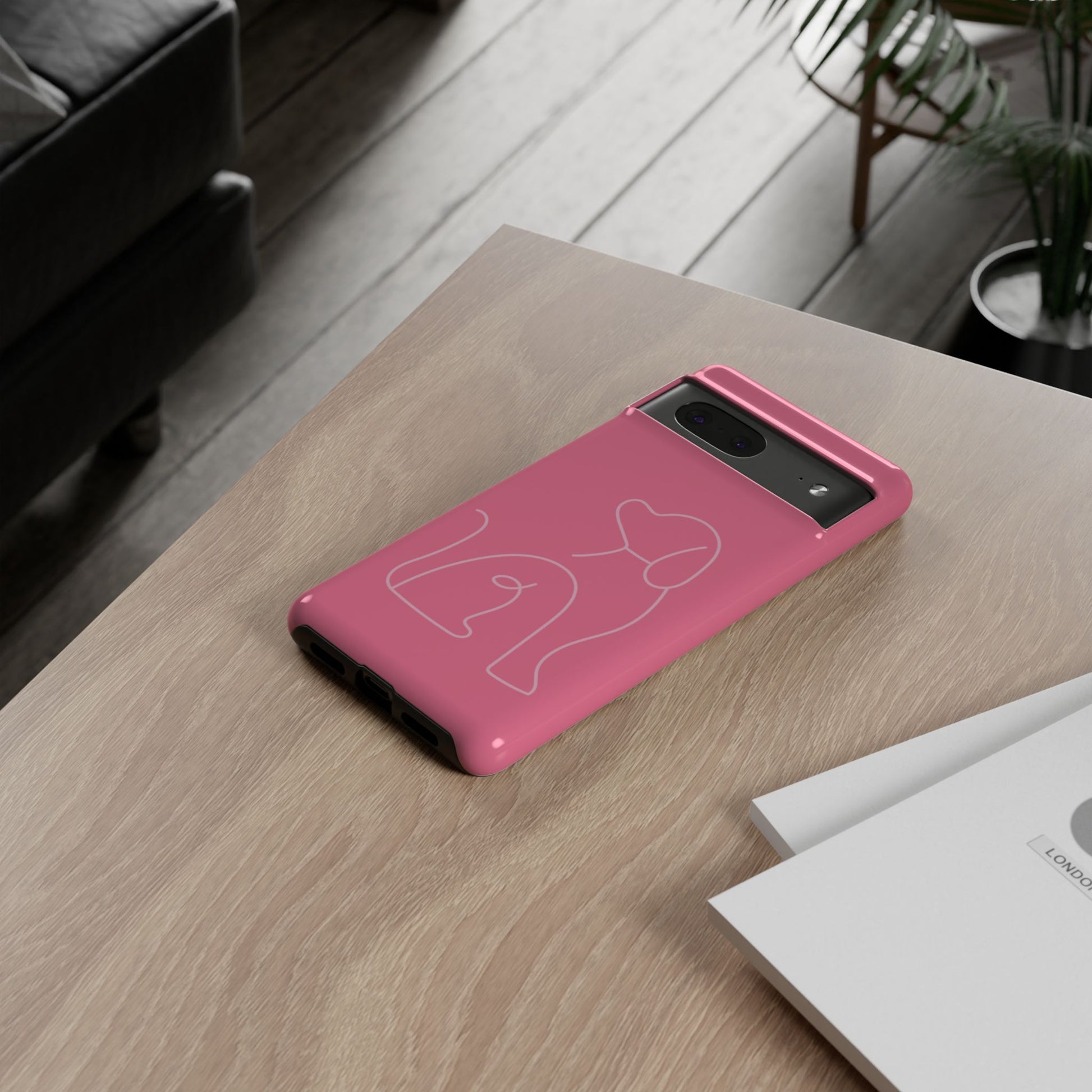 Pink Pup #10-Tough Cases iPhone Samsung Google Pixel - MahaCase
