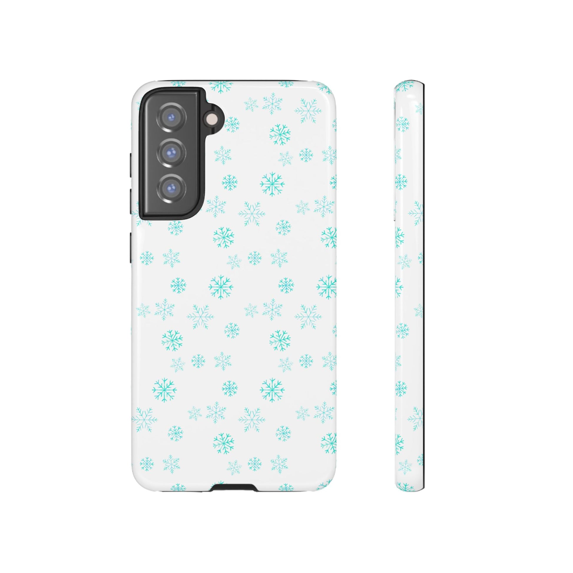 Snowy Blue #12 - Tough Cases iPhone Samsung Google Pixel - MahaCase