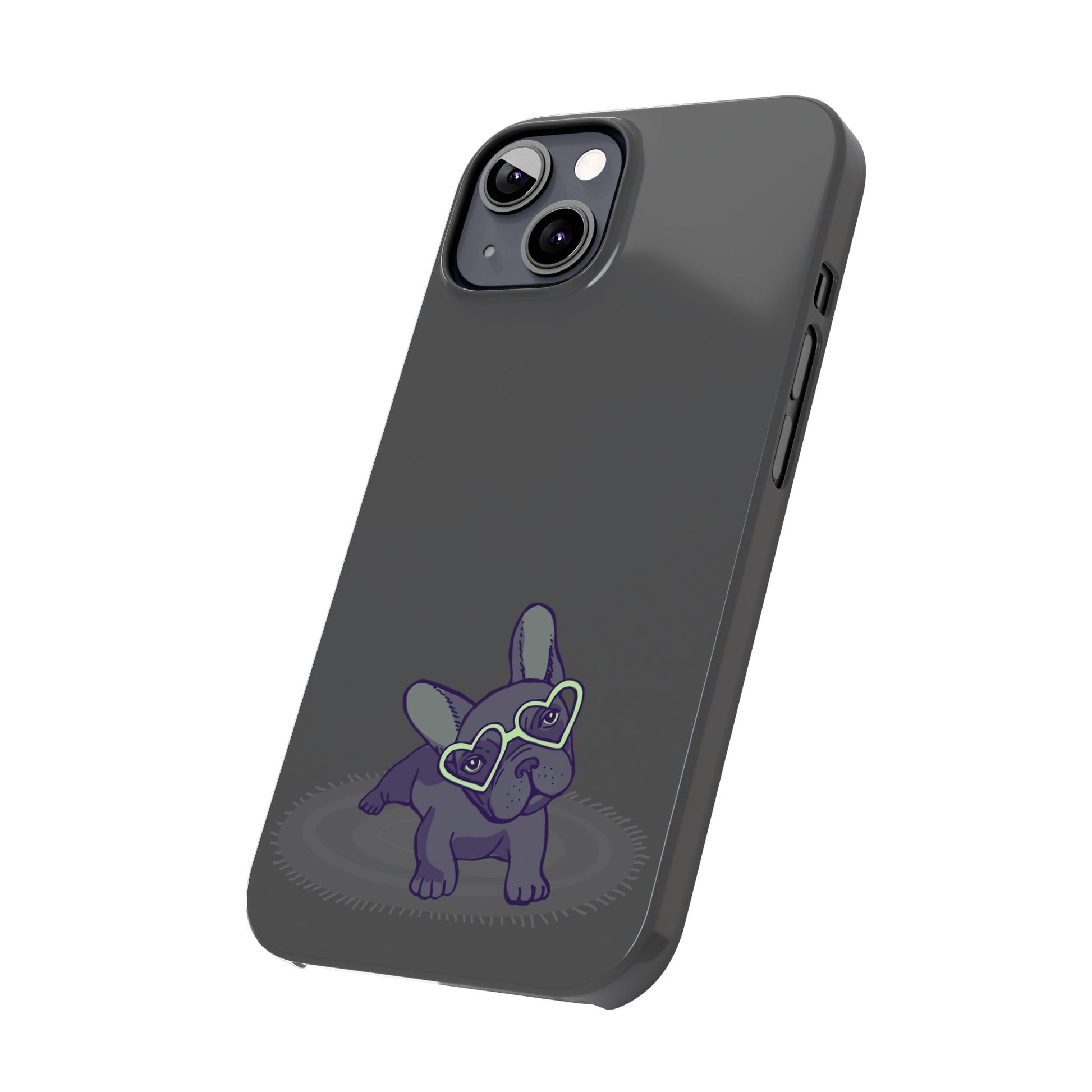 Bulldog Puppy Slim iPhone Cases - MahaCase