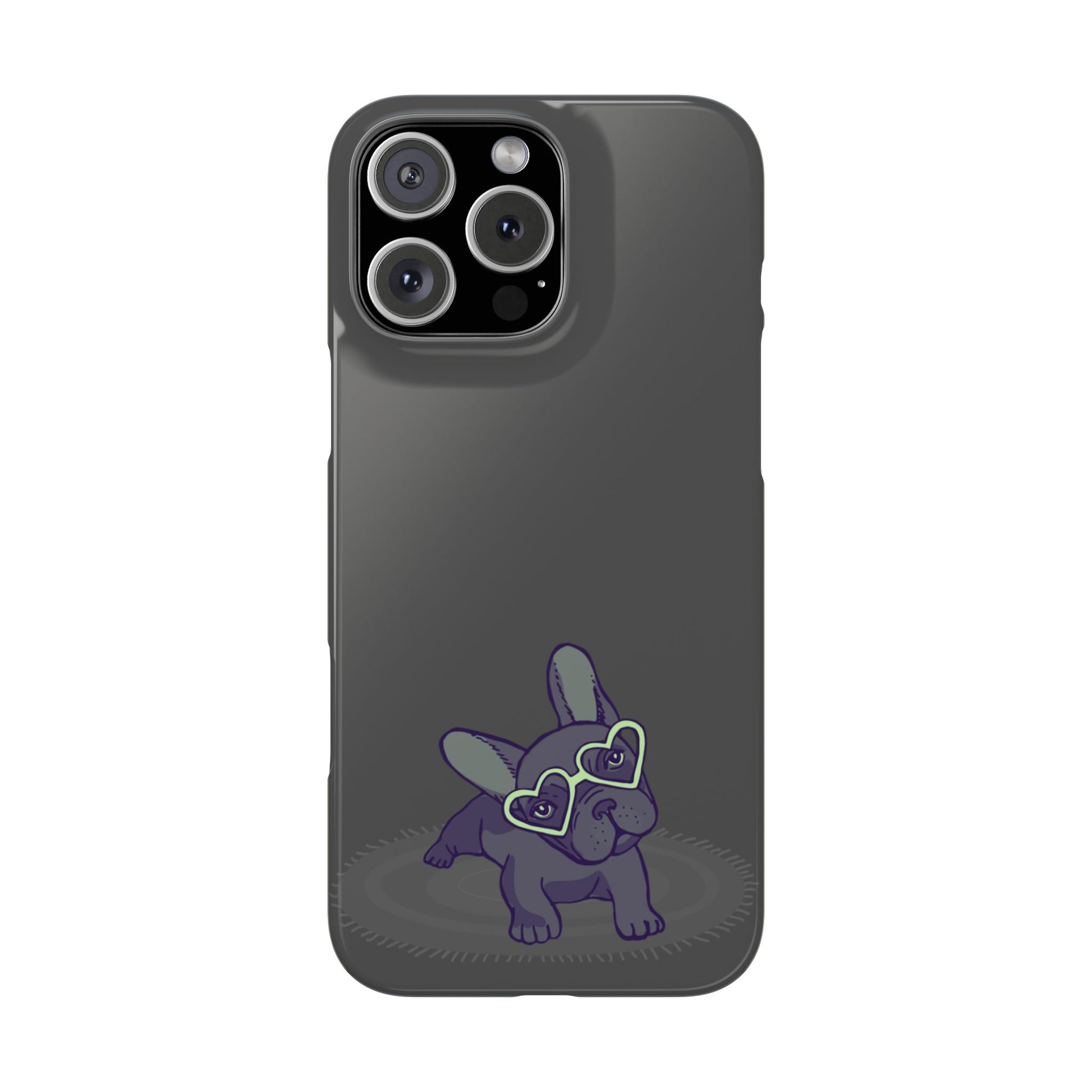 Bulldog Puppy Slim iPhone Cases - MahaCase