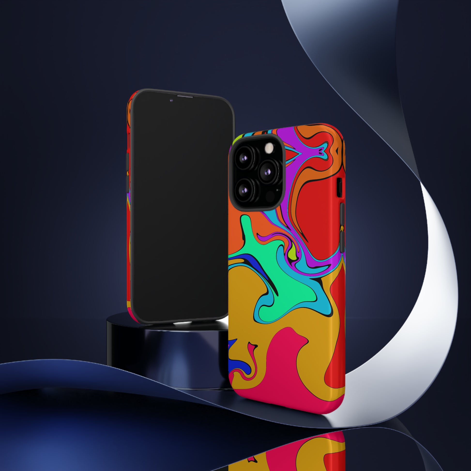 Color Swirl #22-Tough Cases - MahaCase