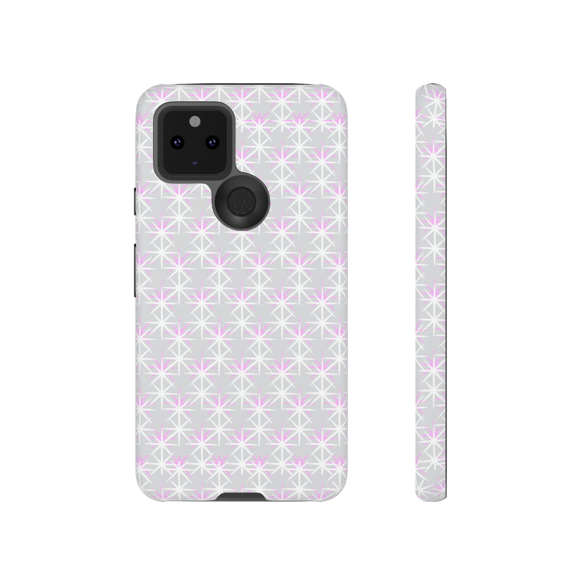 Grey Skies, Pink Stars-Tough Cases - MahaCase