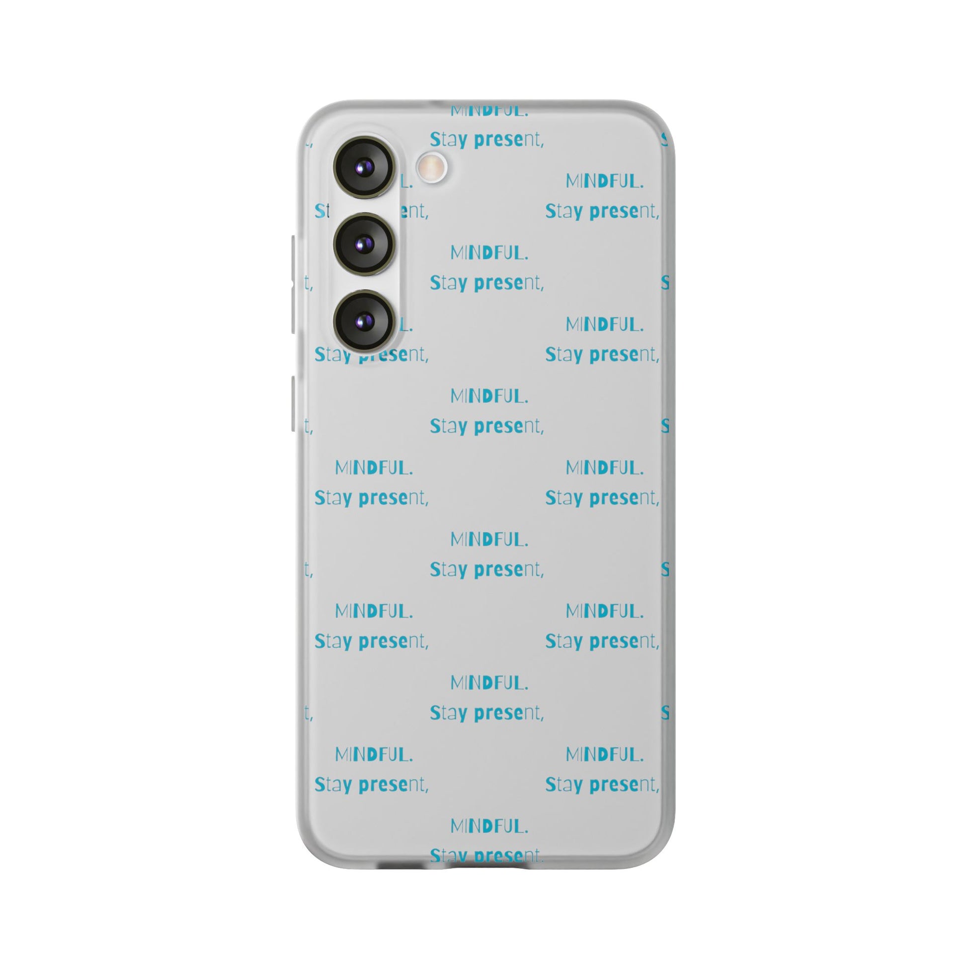 Stay Present Mindful #12 Flexi Cases iPhone Samsung Gift Packaging - MahaCase
