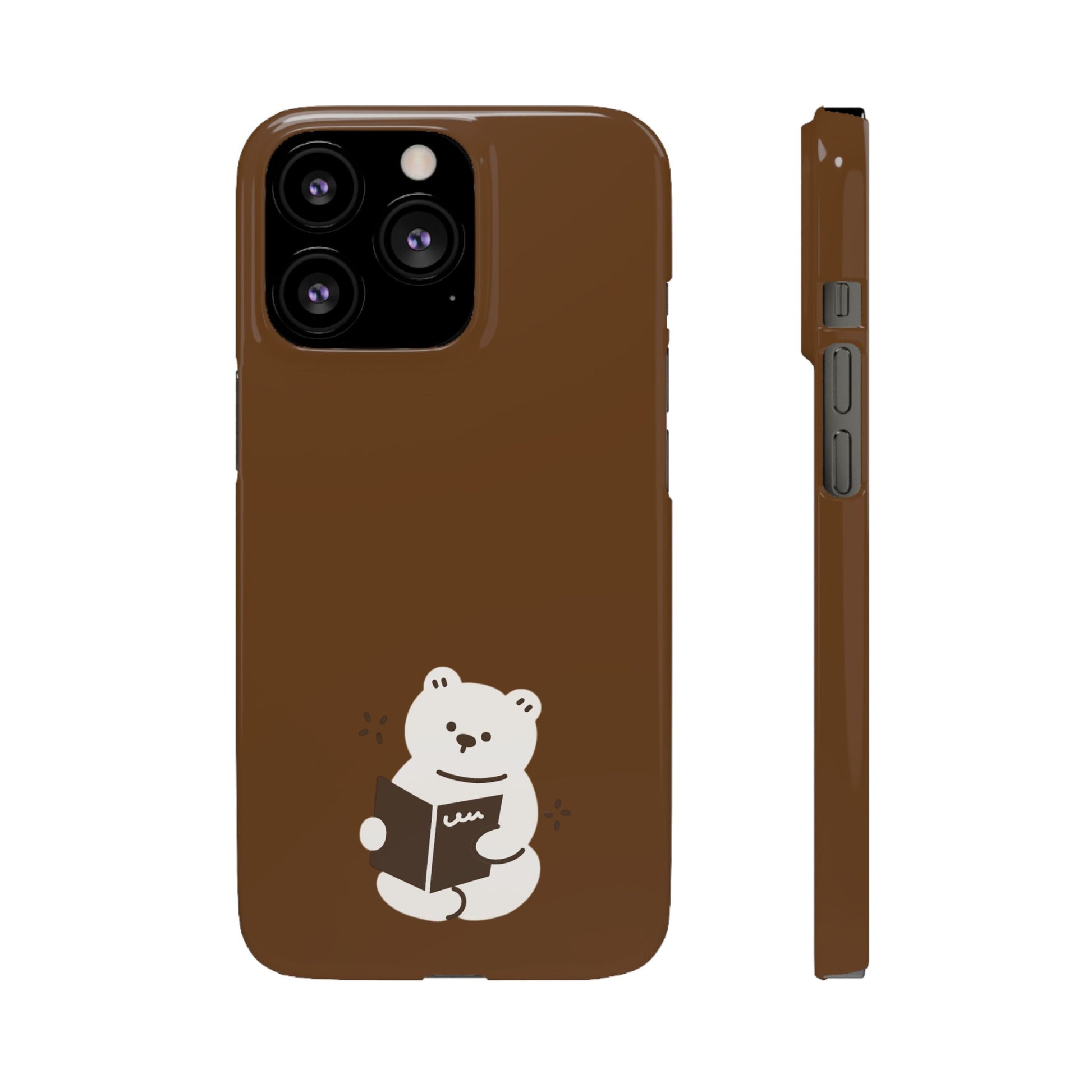 Reading Bear #02-Snap Cases - MahaCase