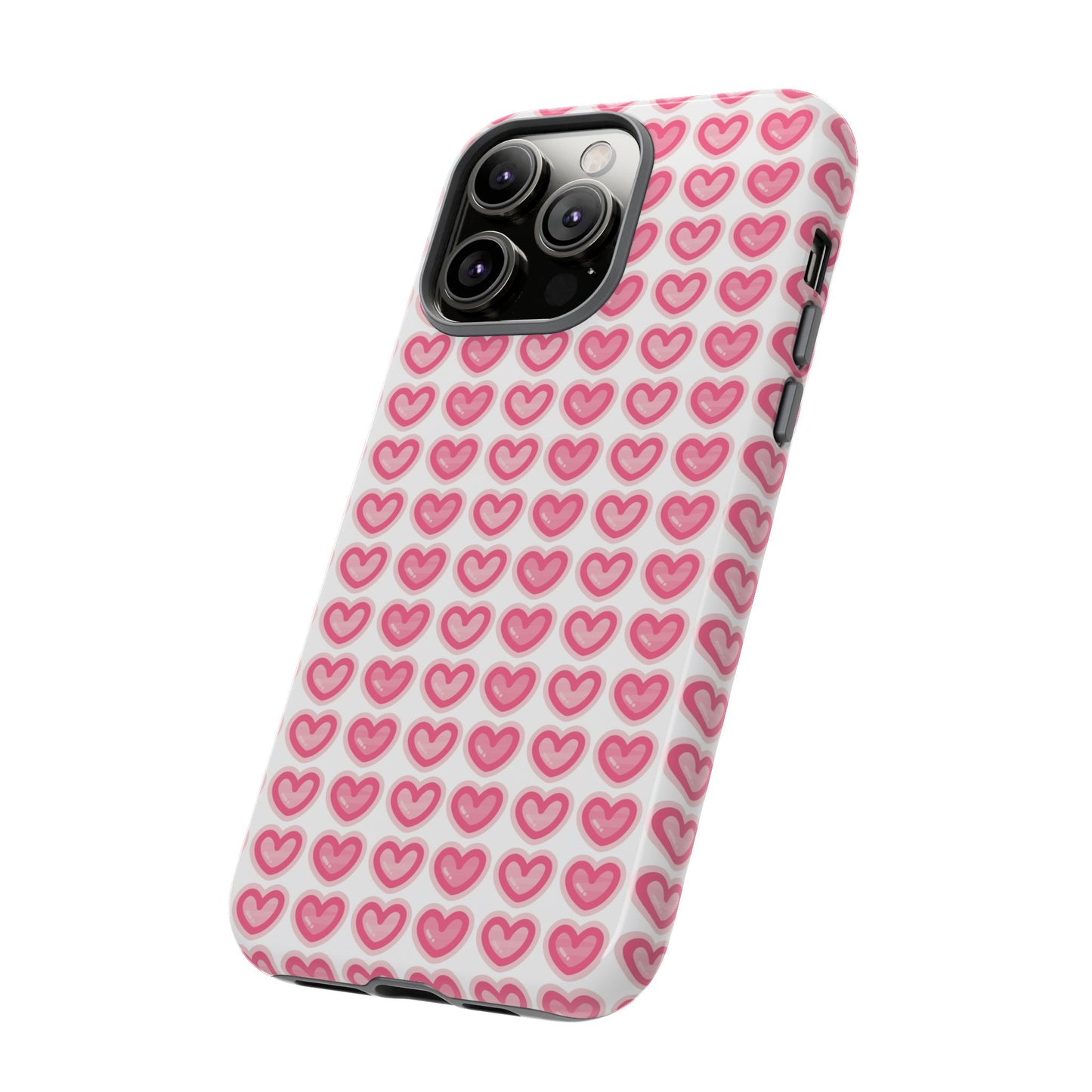 Hearts Pattern - Tough Cases iPhone Samsung Google Pixel - MahaCase
