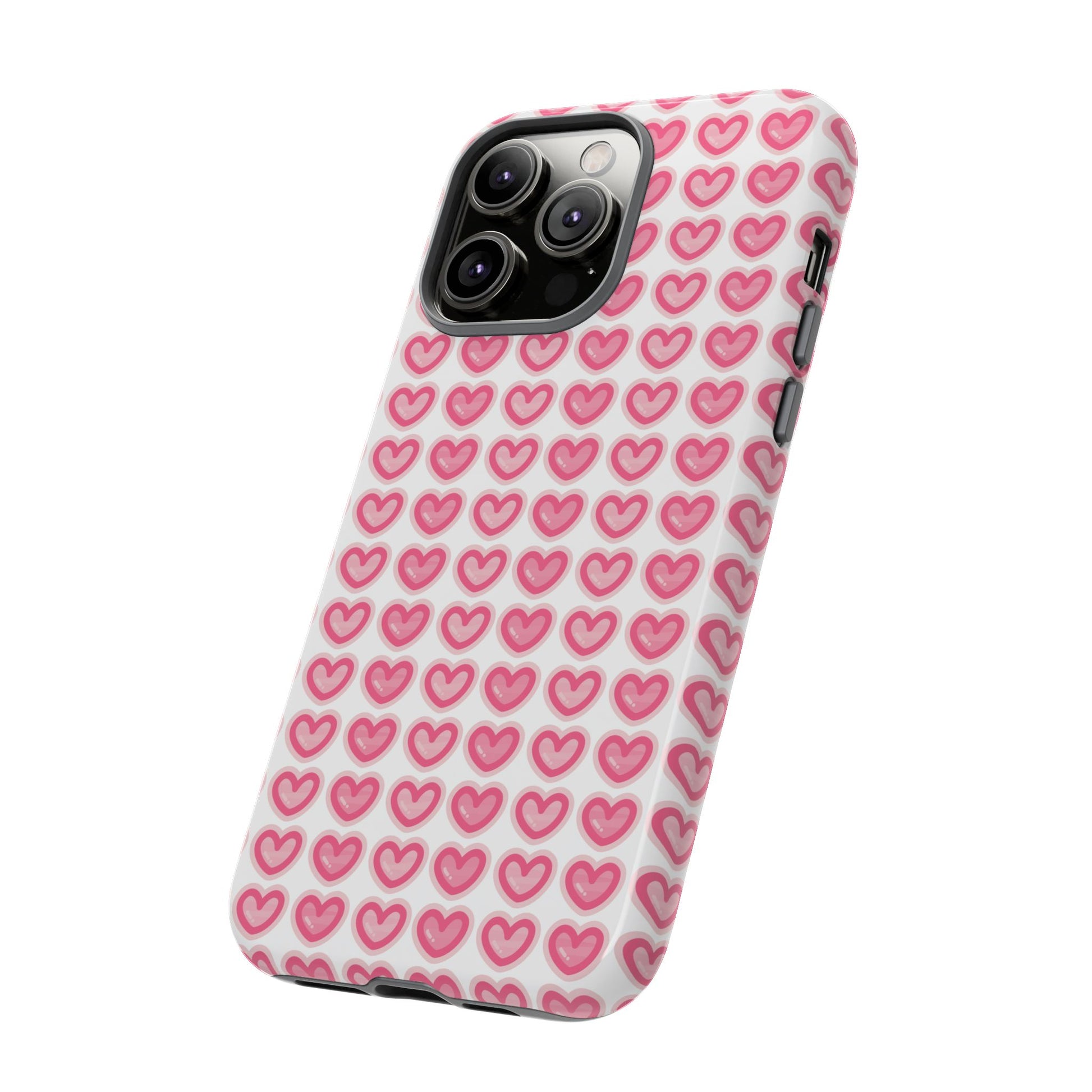 Hearts Pattern - Tough Cases iPhone Samsung Google Pixel - MahaCase