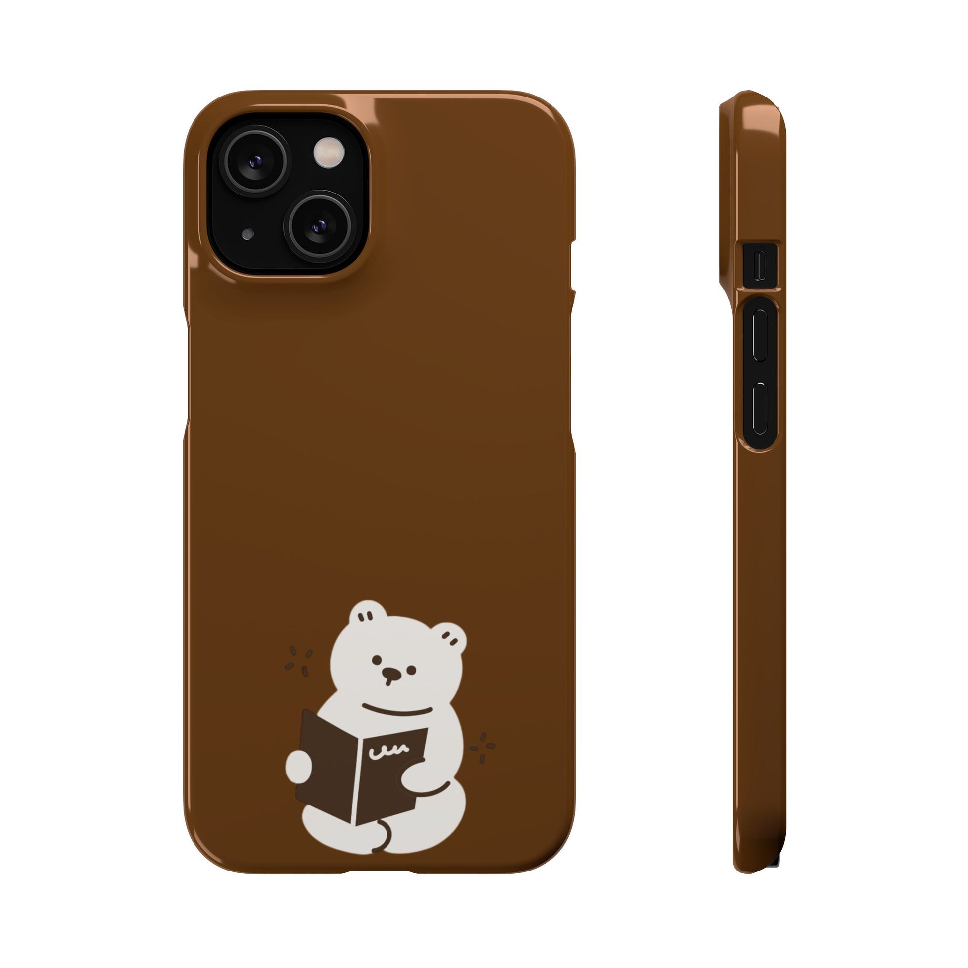 Reading Bear #02-Snap Cases - MahaCase