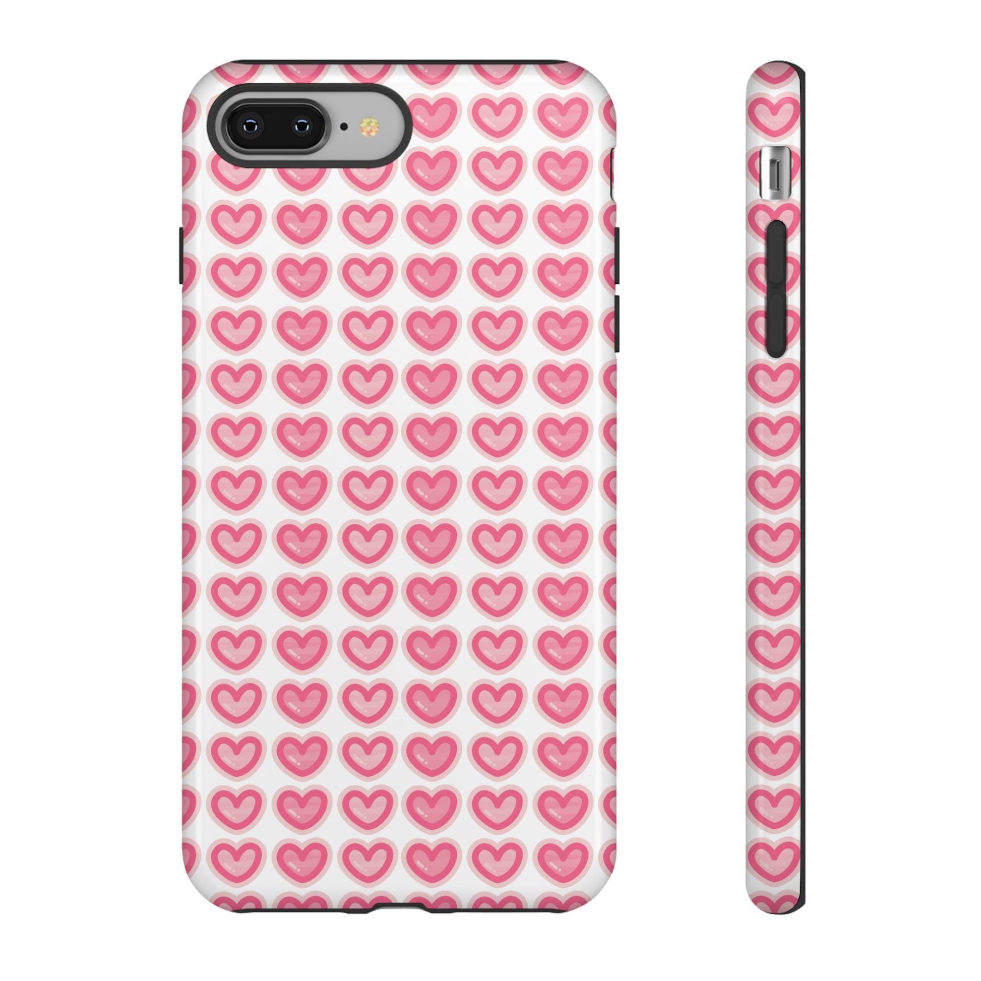 Hearts Pattern - Tough Cases iPhone Samsung Google Pixel - MahaCase