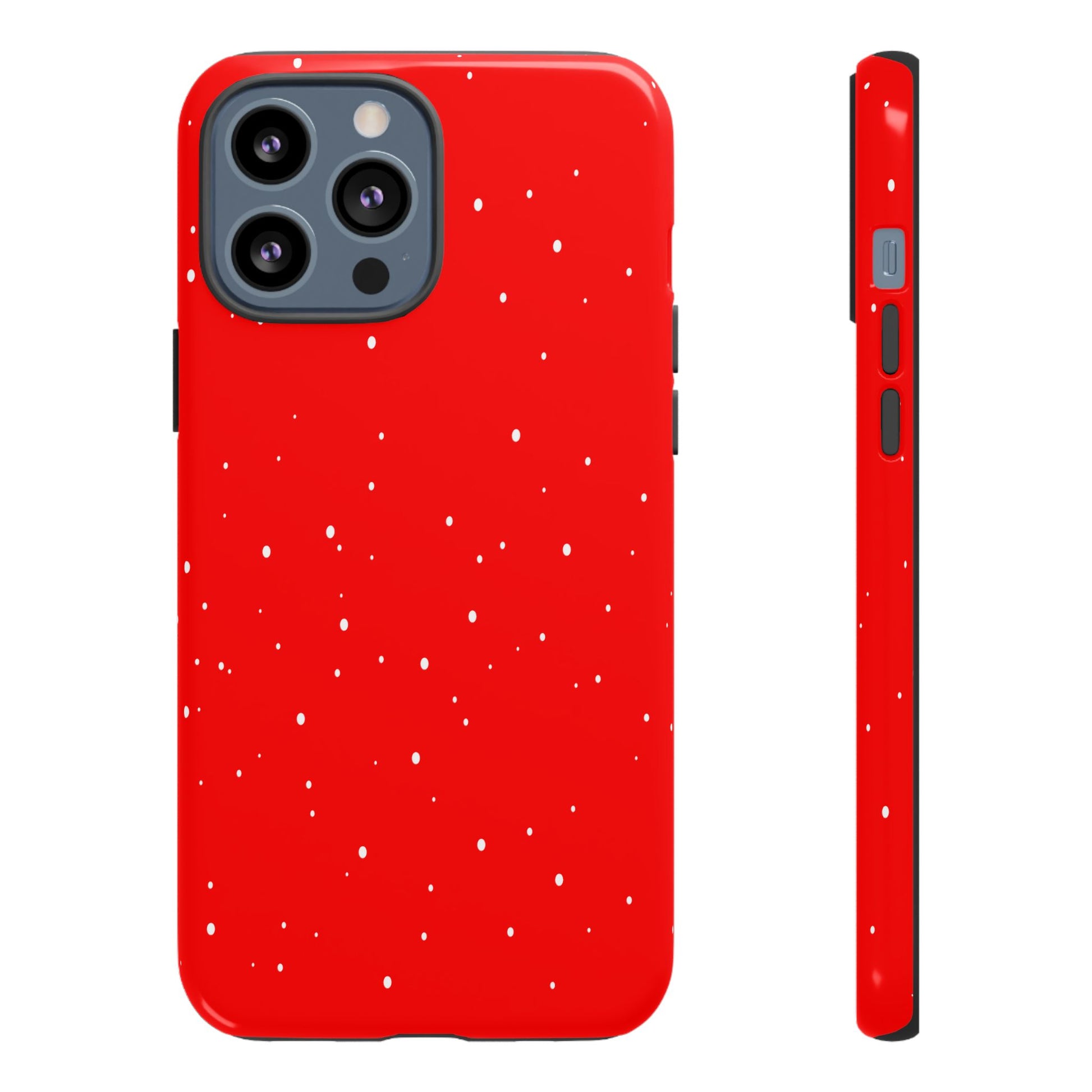 Snowy Red - Tough Cases iPhone Samsung Google Pixel - MahaCase