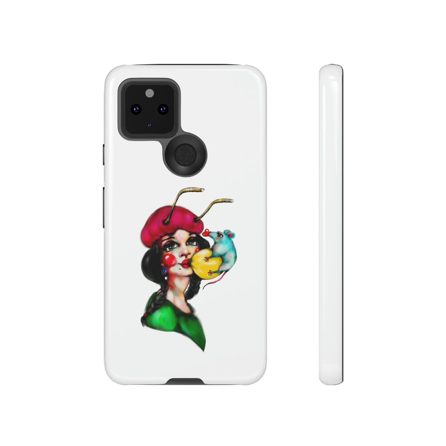 Design #211 White BKG-Tough Cases - MahaCase