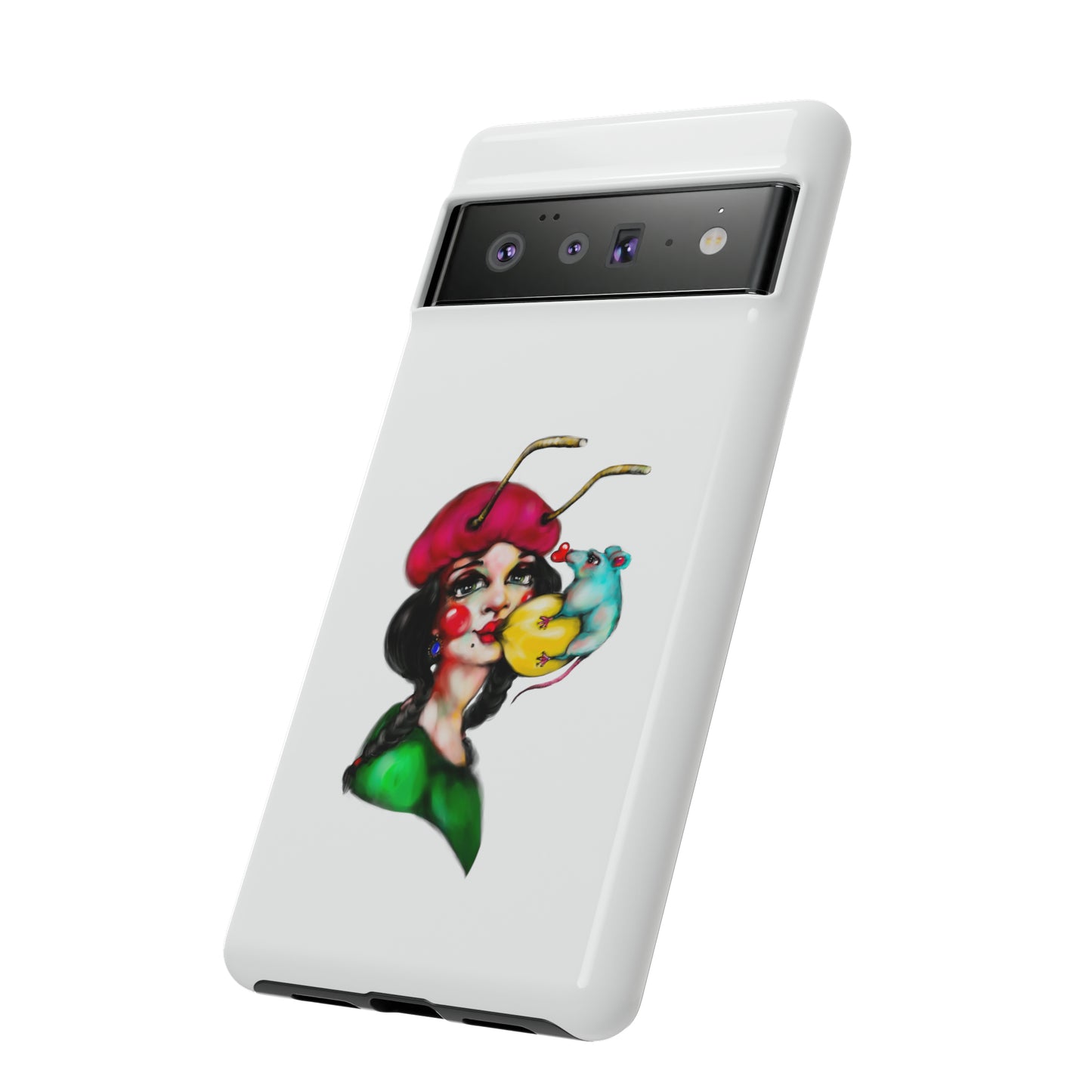 Design #211 White BKG-Tough Cases - MahaCase