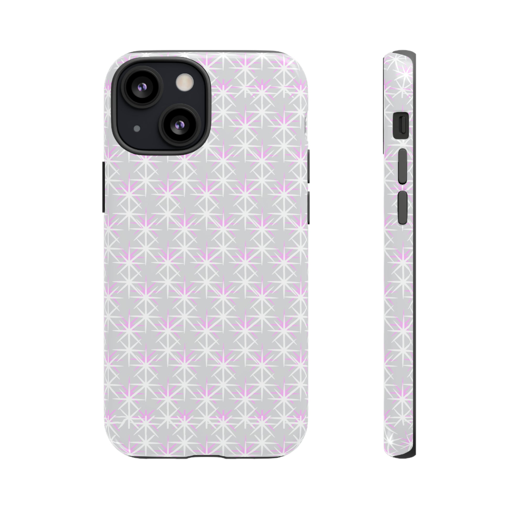 Grey Skies, Pink Stars-Tough Cases - MahaCase