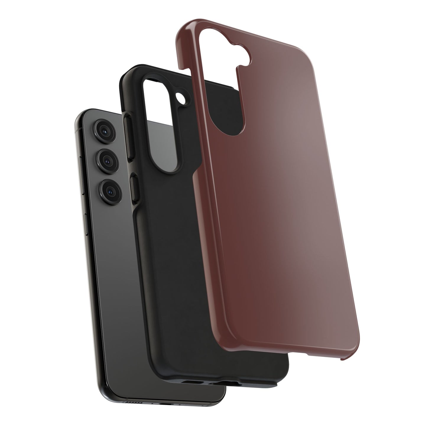 Phone Case - Garnet Color Fall 2025 Trending Color, Sturdy Phone Cases, Durable Cell Phone Covers, Trendy Gadget Protection, Unique Phone Accessories- iPhone, Samsung