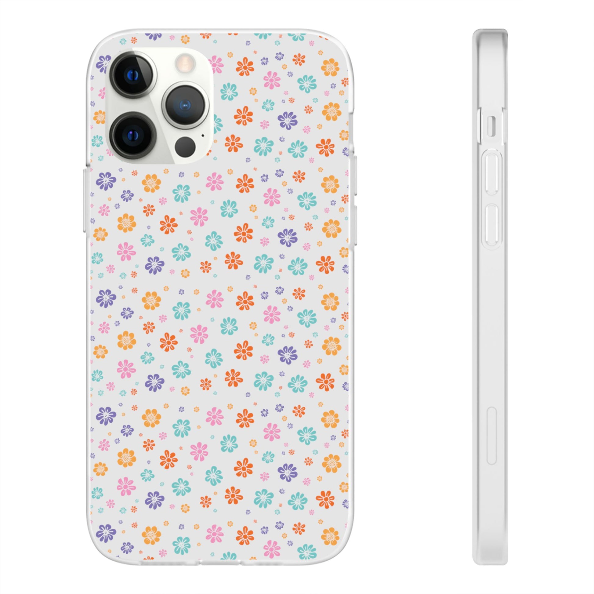 Colorful Spring Floral Flexi Case - Stylish Phone Protection - iPhone Samsung with Gift Packaging - MahaCase