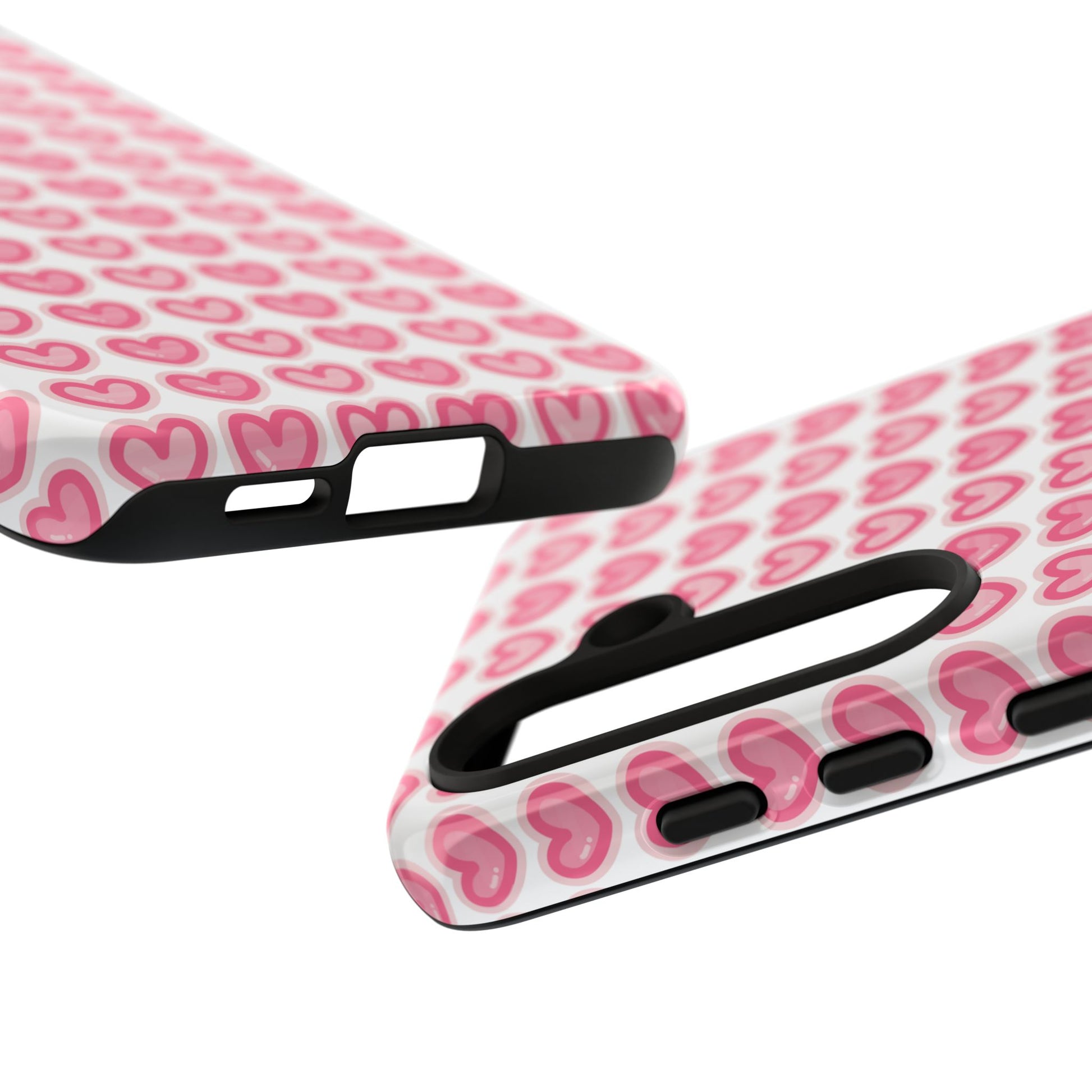 Hearts Pattern - Tough Cases iPhone Samsung Google Pixel - MahaCase