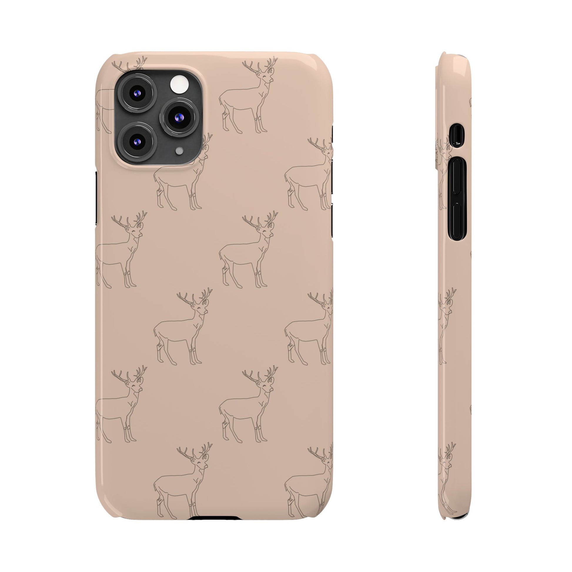 Deer Pattern #03-Slim iPhone Cases - MahaCase