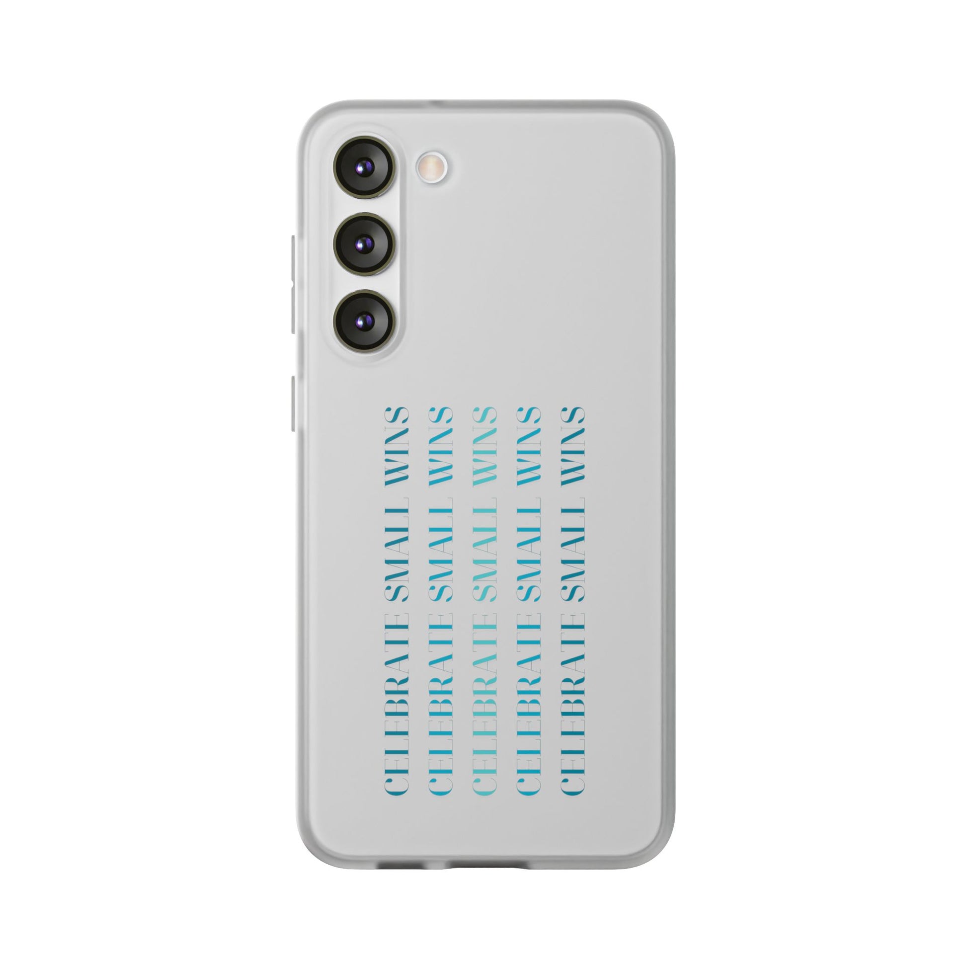 Celebrate Small Wins #22 Flexi Cases iPhone Samsung Gift Packaging - MahaCase