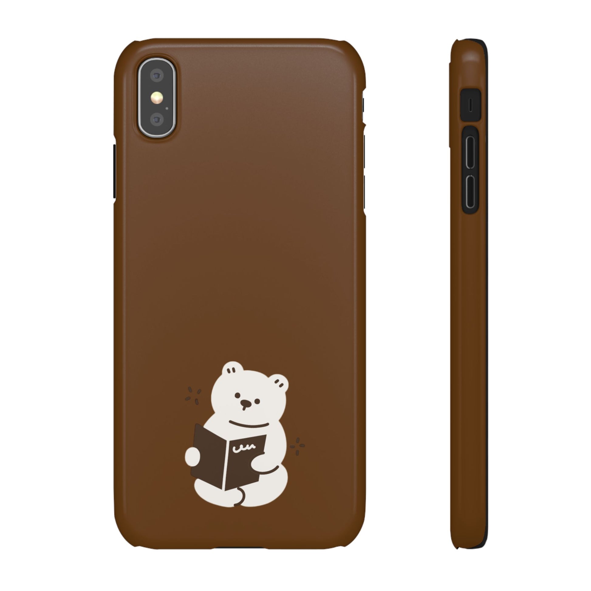 Reading Bear #02-Snap Cases - MahaCase