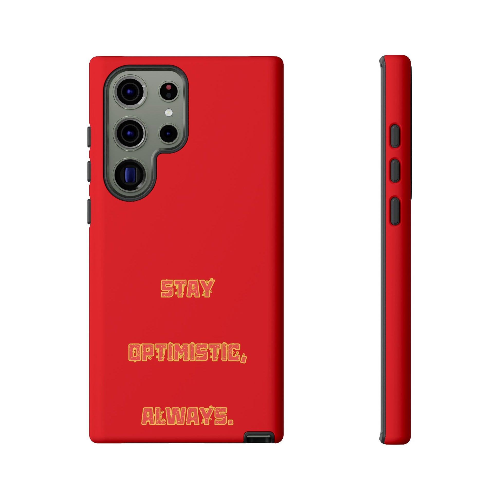 Stay Optimistic, Always #22 Tough Cases iPhone Samsung Google Pixel - MahaCase